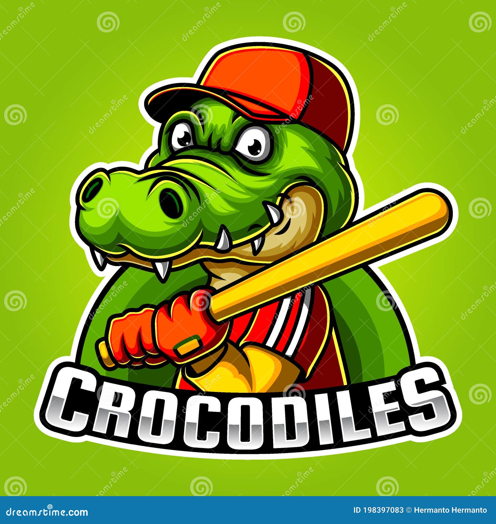 Crocodile Baseball Stock Illustrations – 68 Crocodile Baseball Stock  Illustrations, Vectors & Clipart - Dreamstime