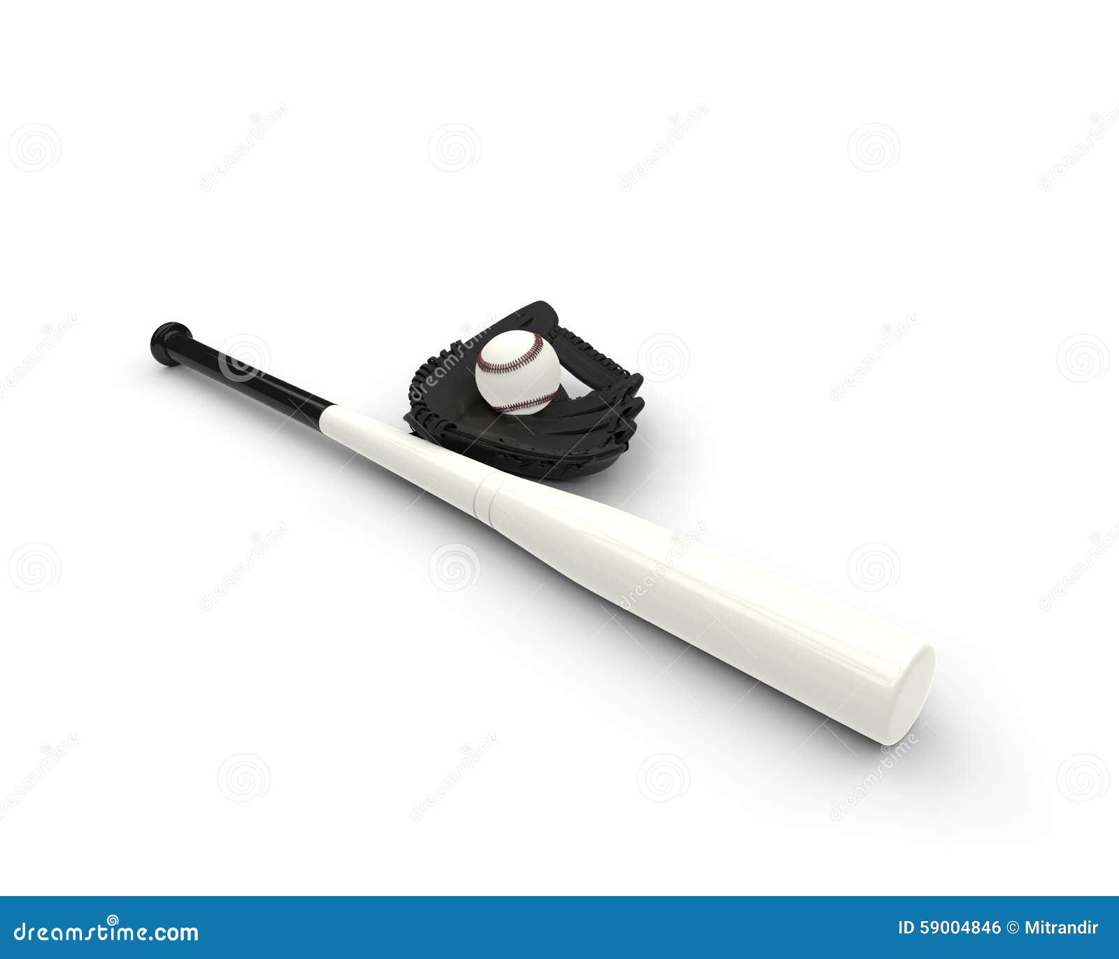 Baseball Equipment stock illustration. Illustration of isolated 59004846