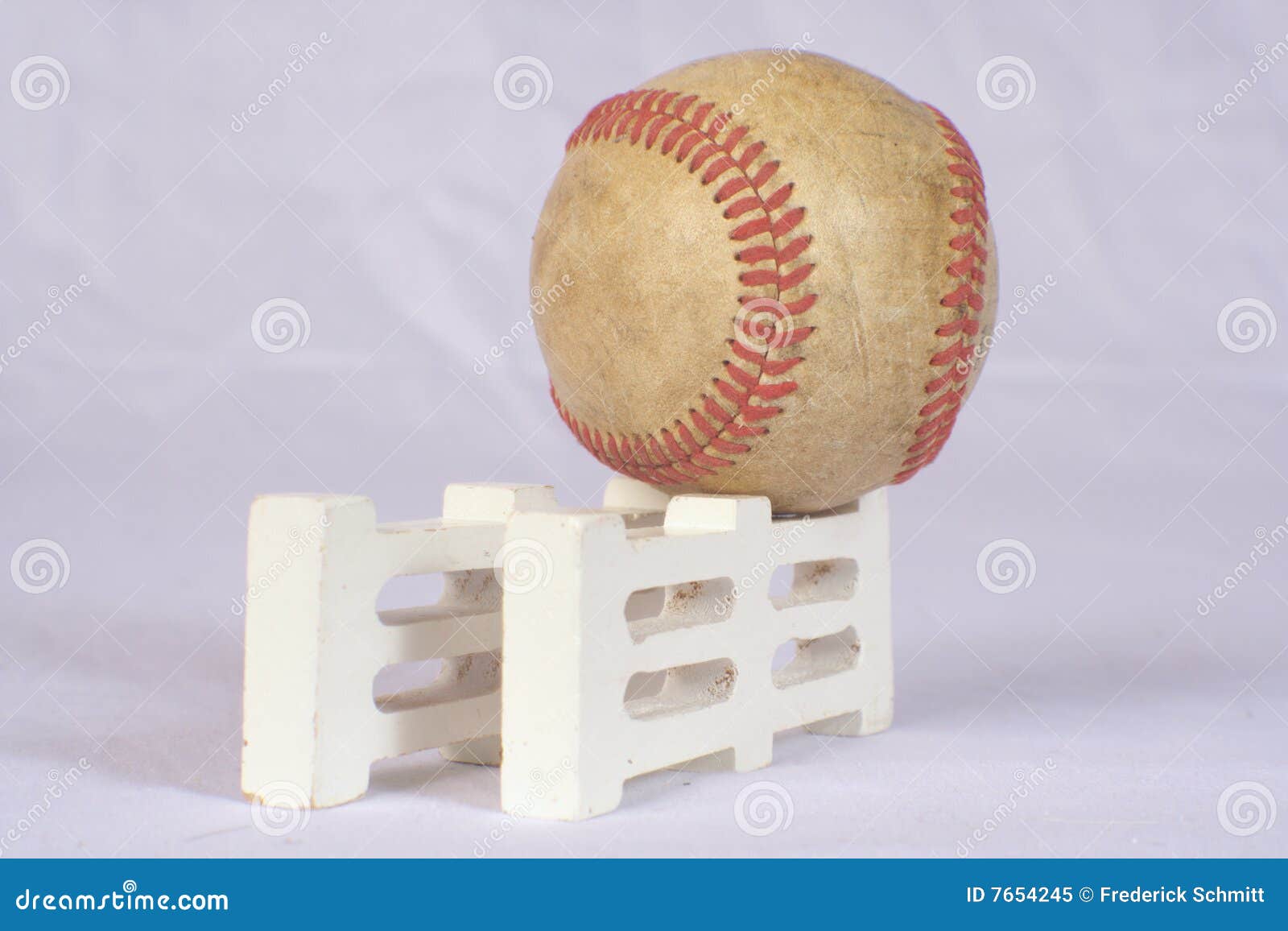 Baseball on fence stock image. Image of leadership, confusion 7654245
