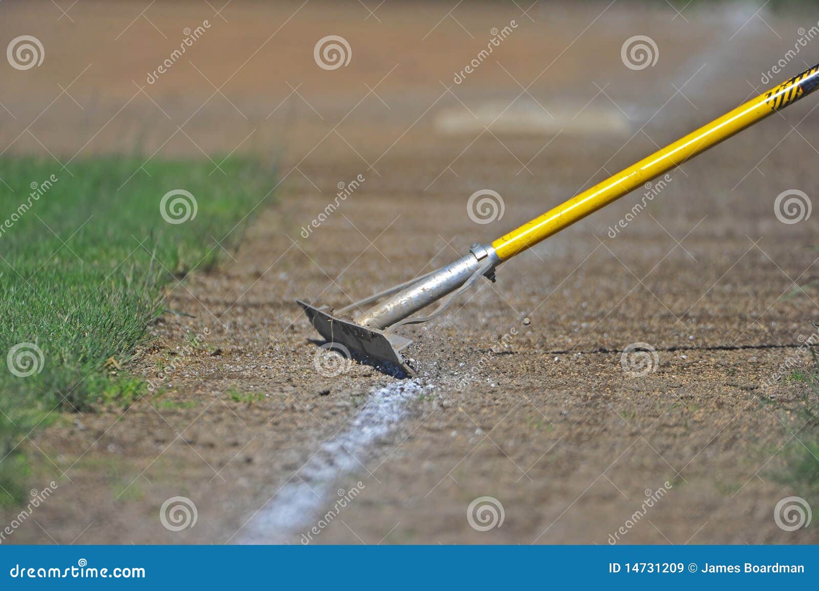 Baseball Field Maintenance stock image. Image of maintenance 14731209