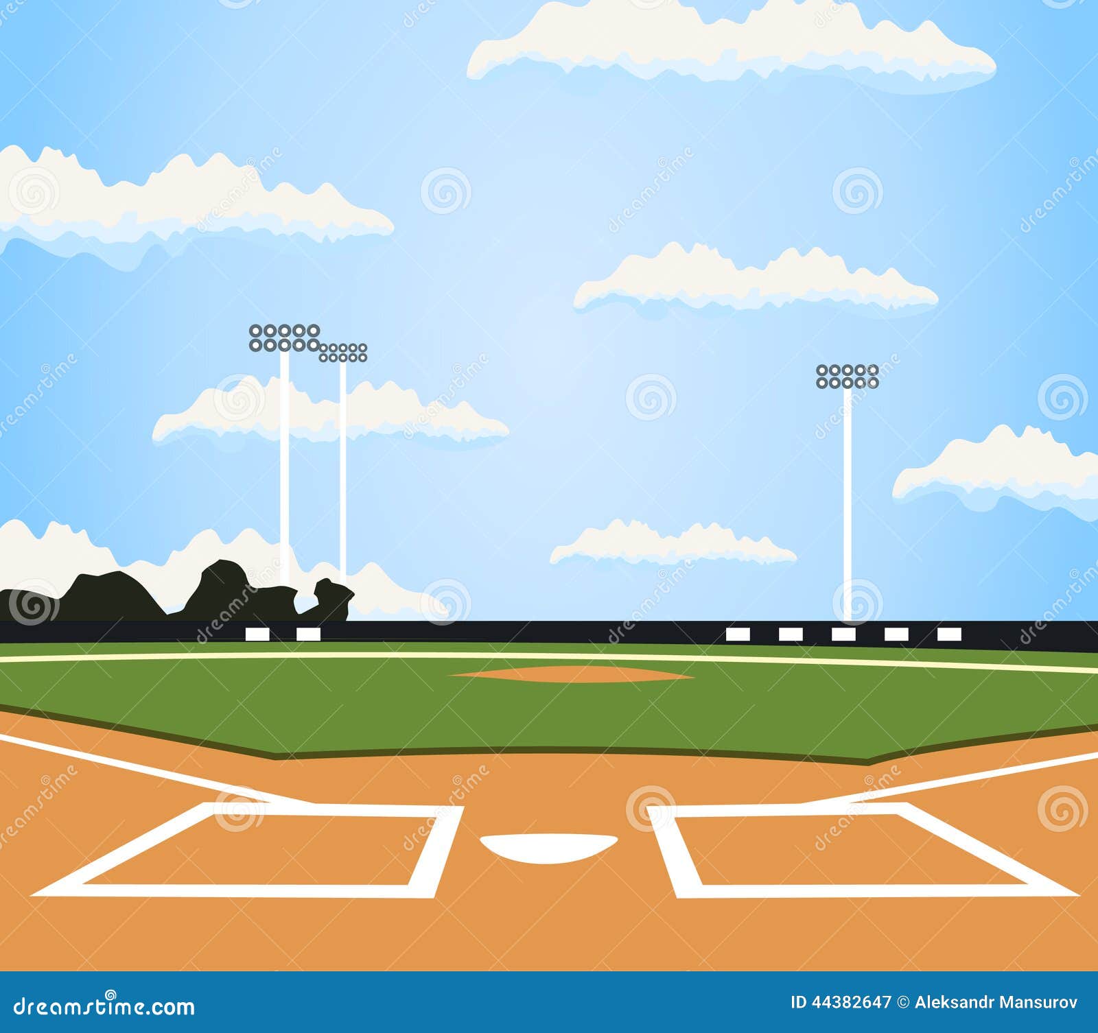 Baseball Stock Vector - Image: 44382647