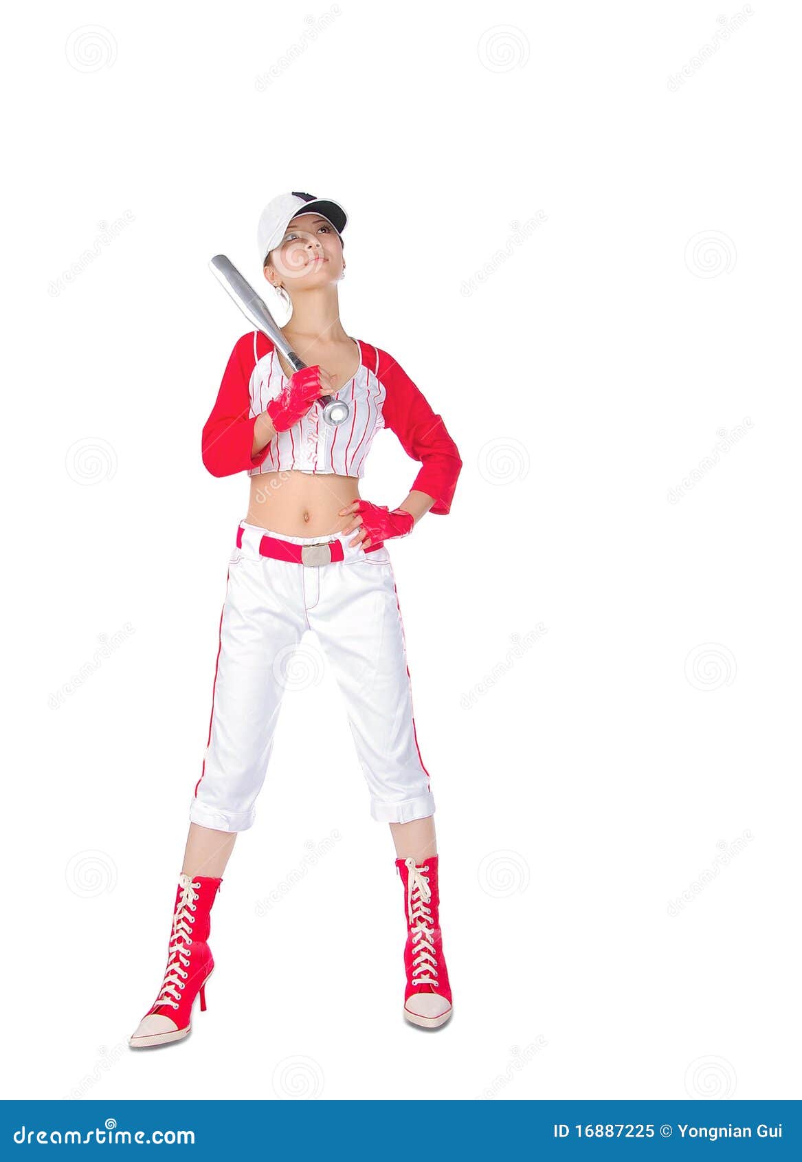 Baseball Girl stock image. Image of sports, baseball 16887225