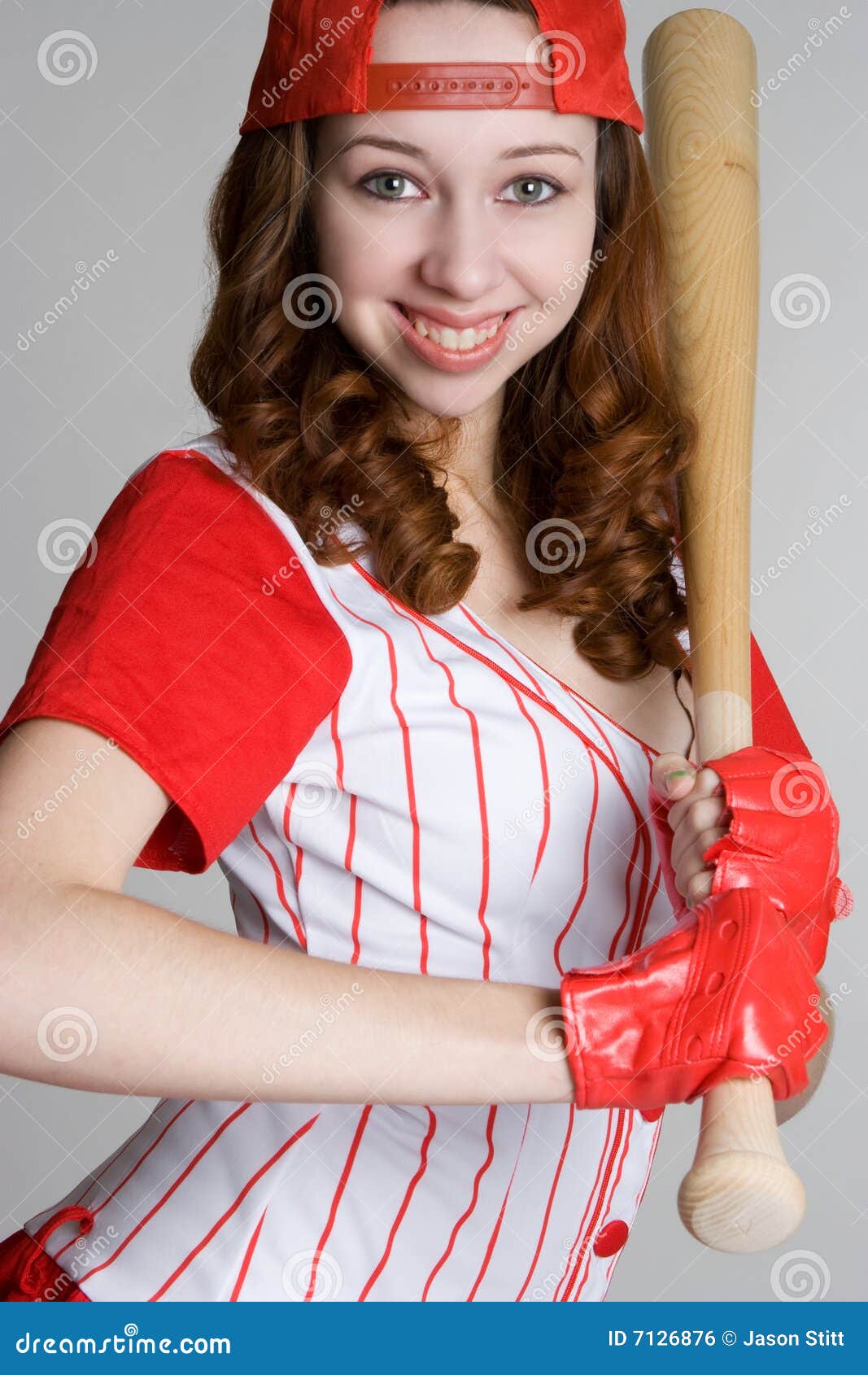 Baseball Girl Royalty Free Stock Image Image 7126876