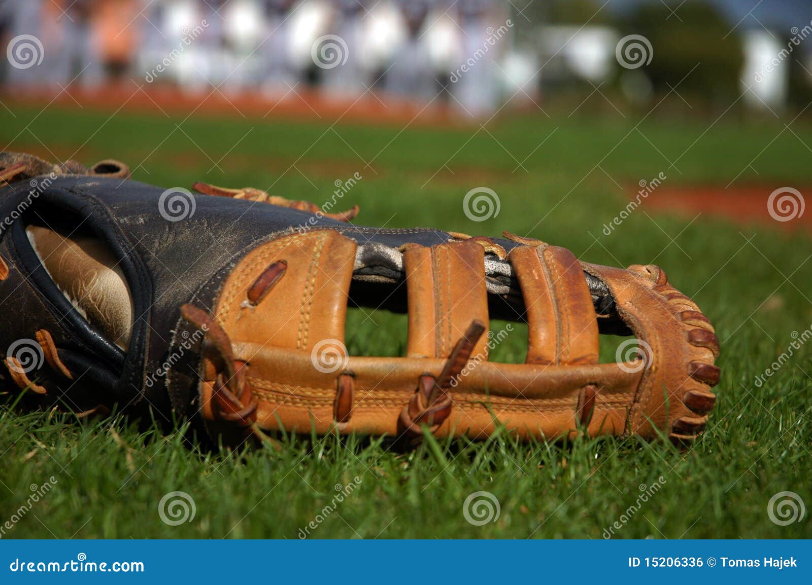 Baseball glove stock photo. Image of recreation, play 15206336