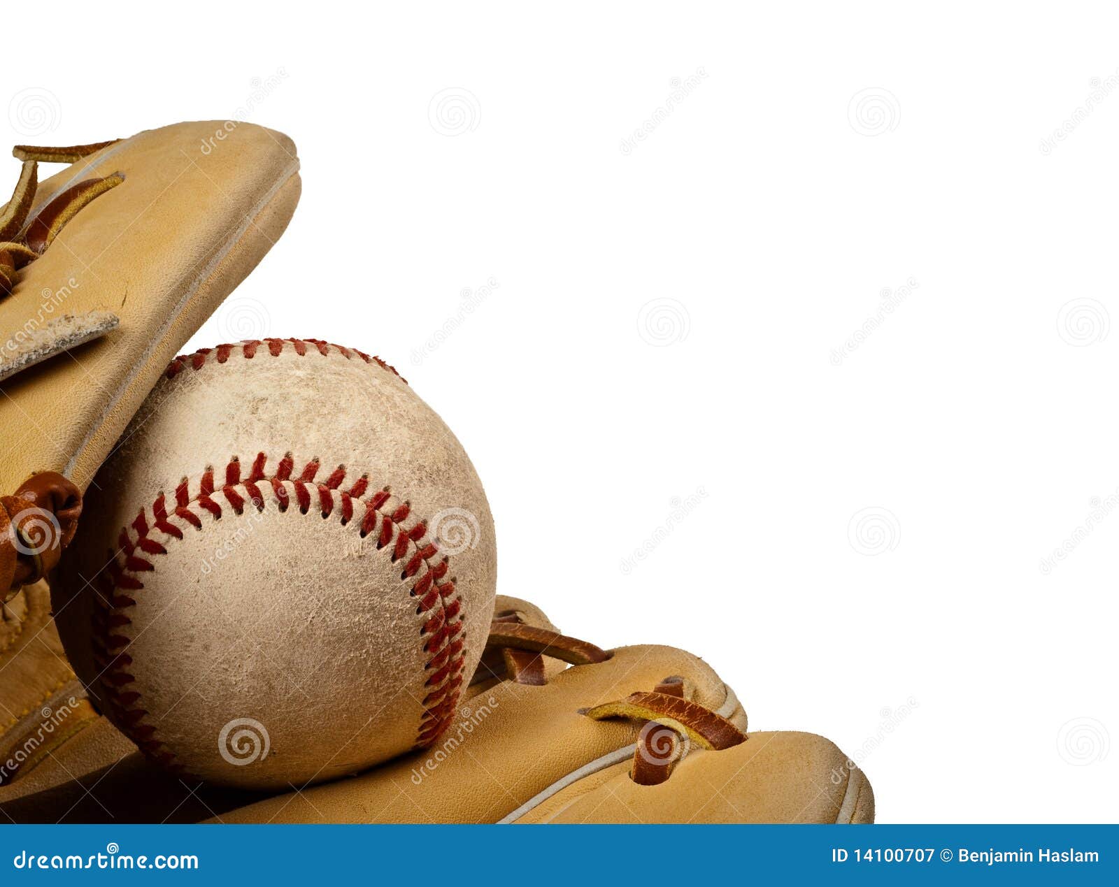Baseball Glove and Ball stock image. Image of sports 14100707