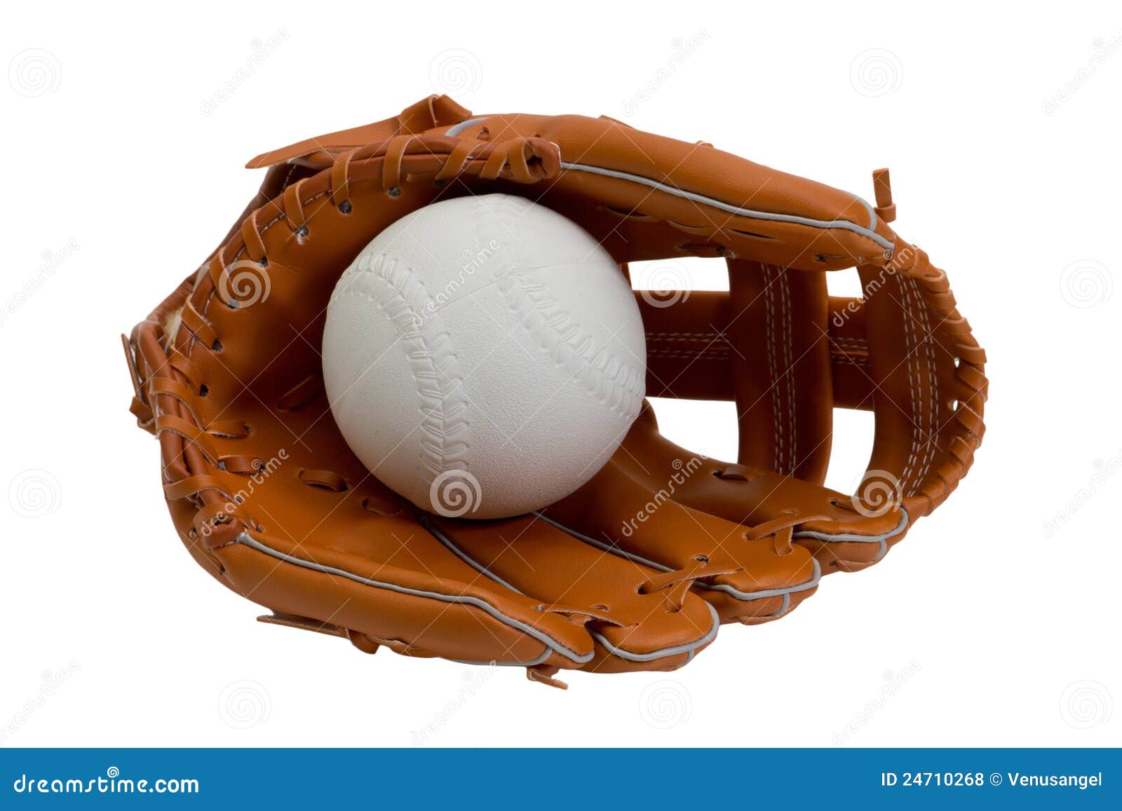 Baseball glove and ball stock photo. Image of baseball 24710268