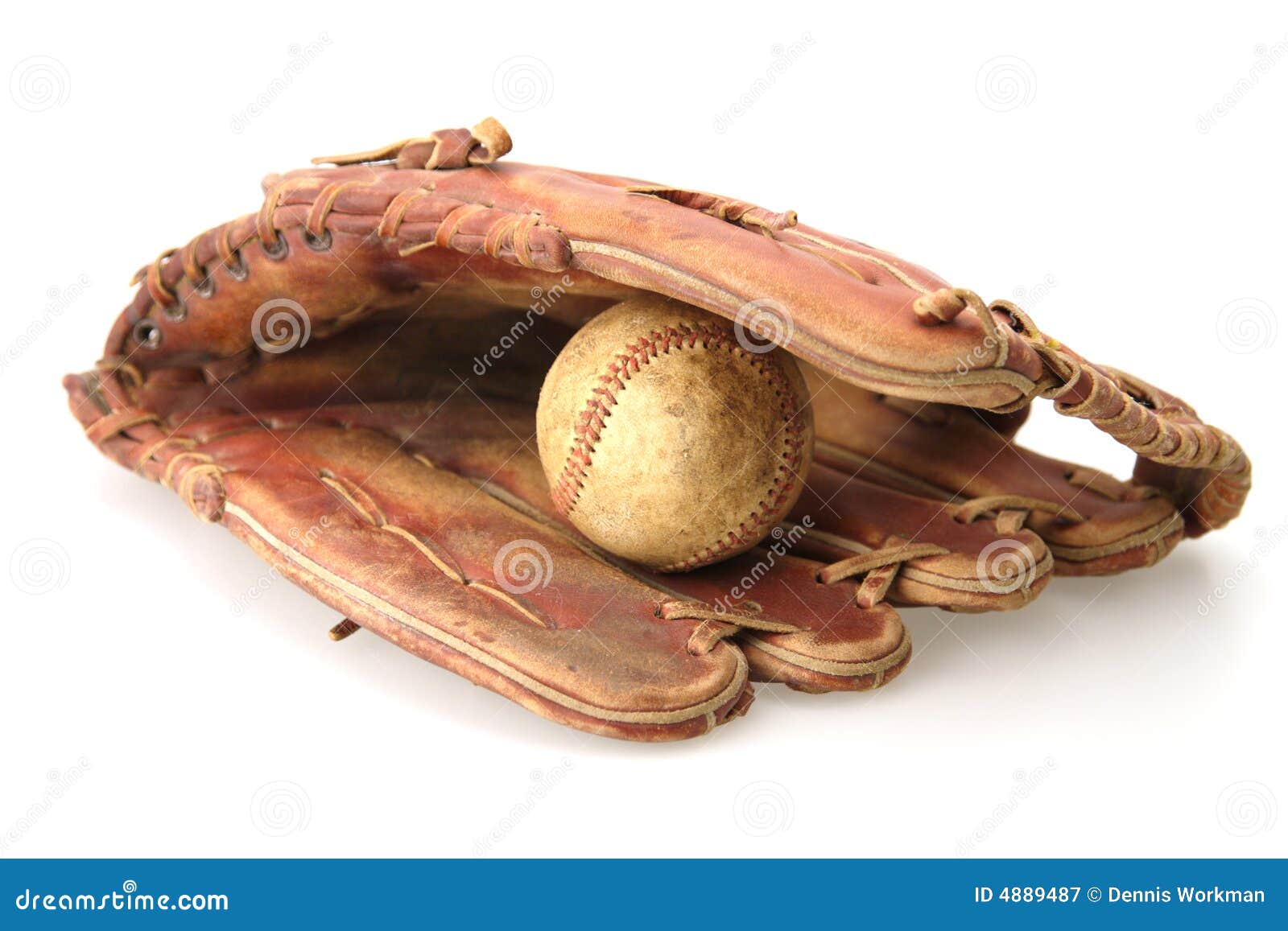 Baseball Glove and Ball stock image. Image of recreation 4889487