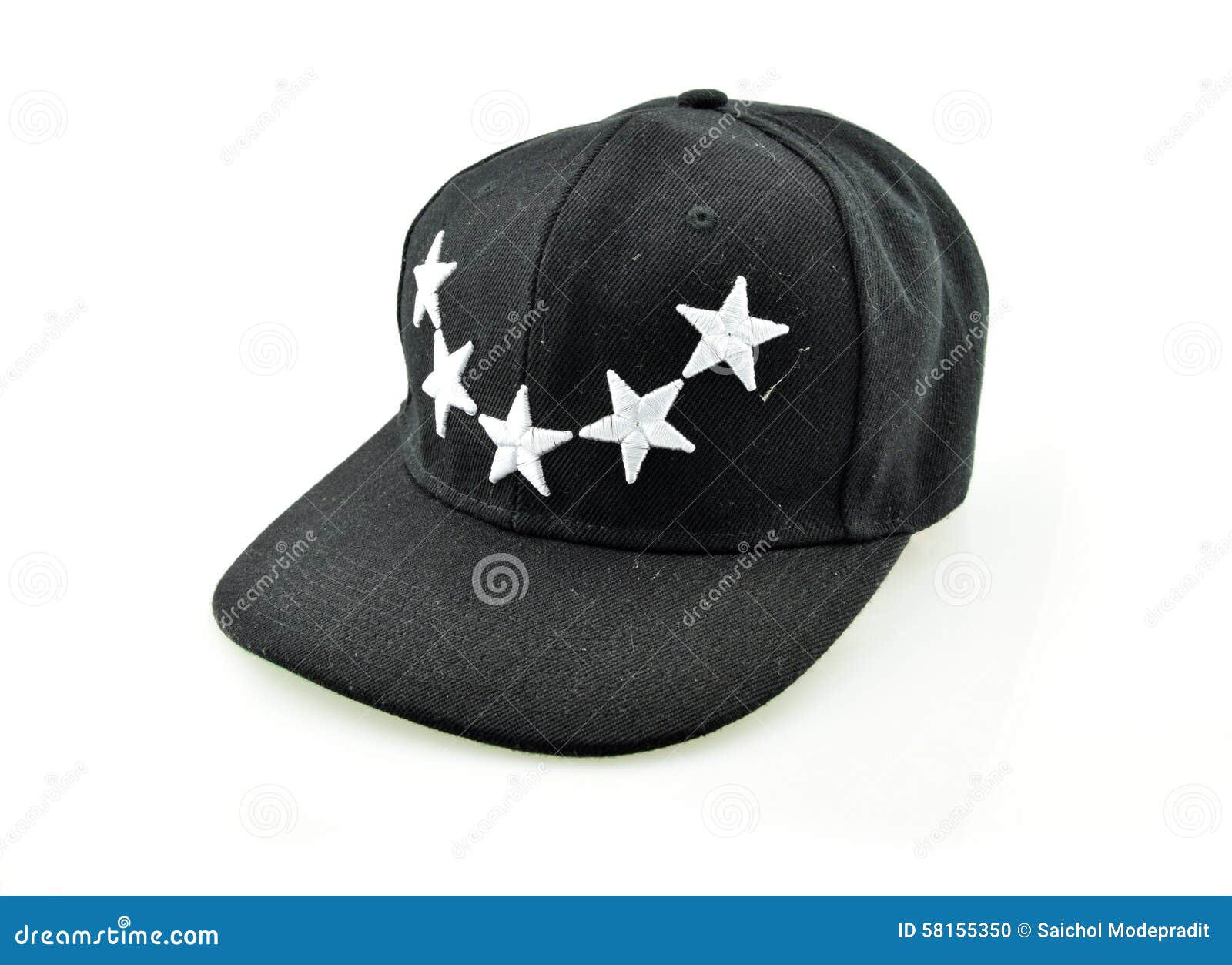 Baseball hat stock photo. Image of white, isolated, fashion 58155350