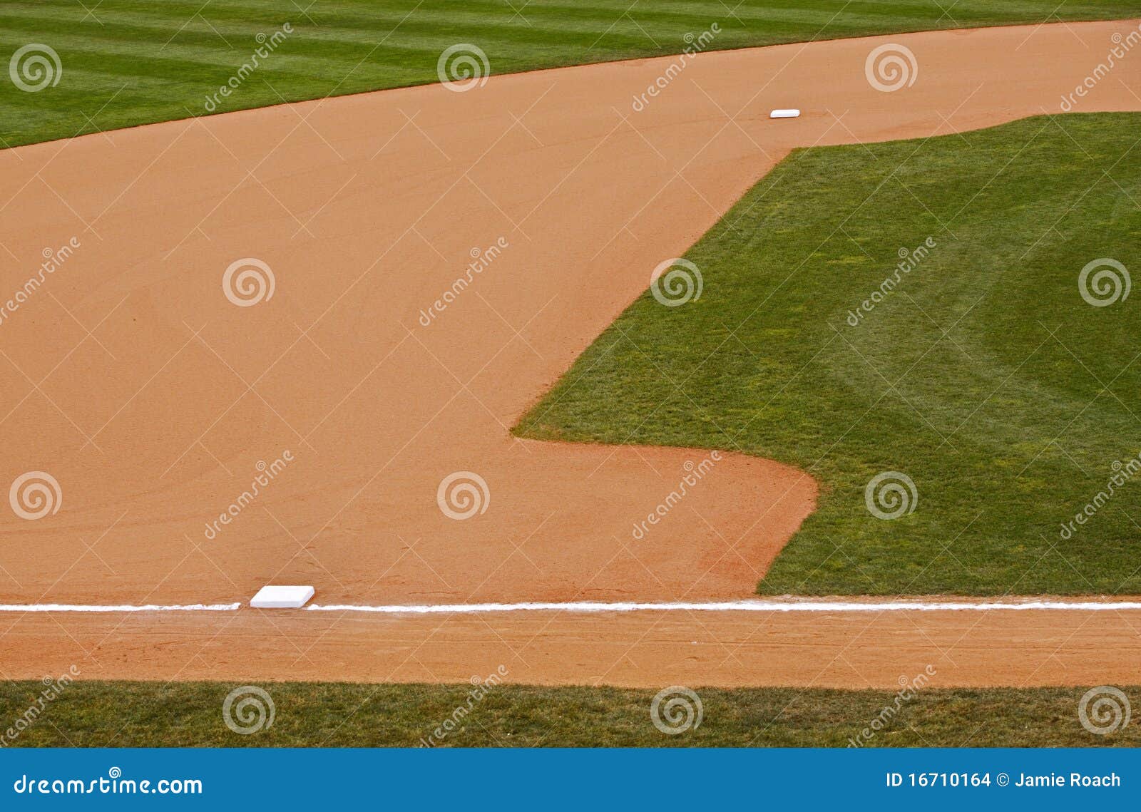 baseball infield grass dirt bases