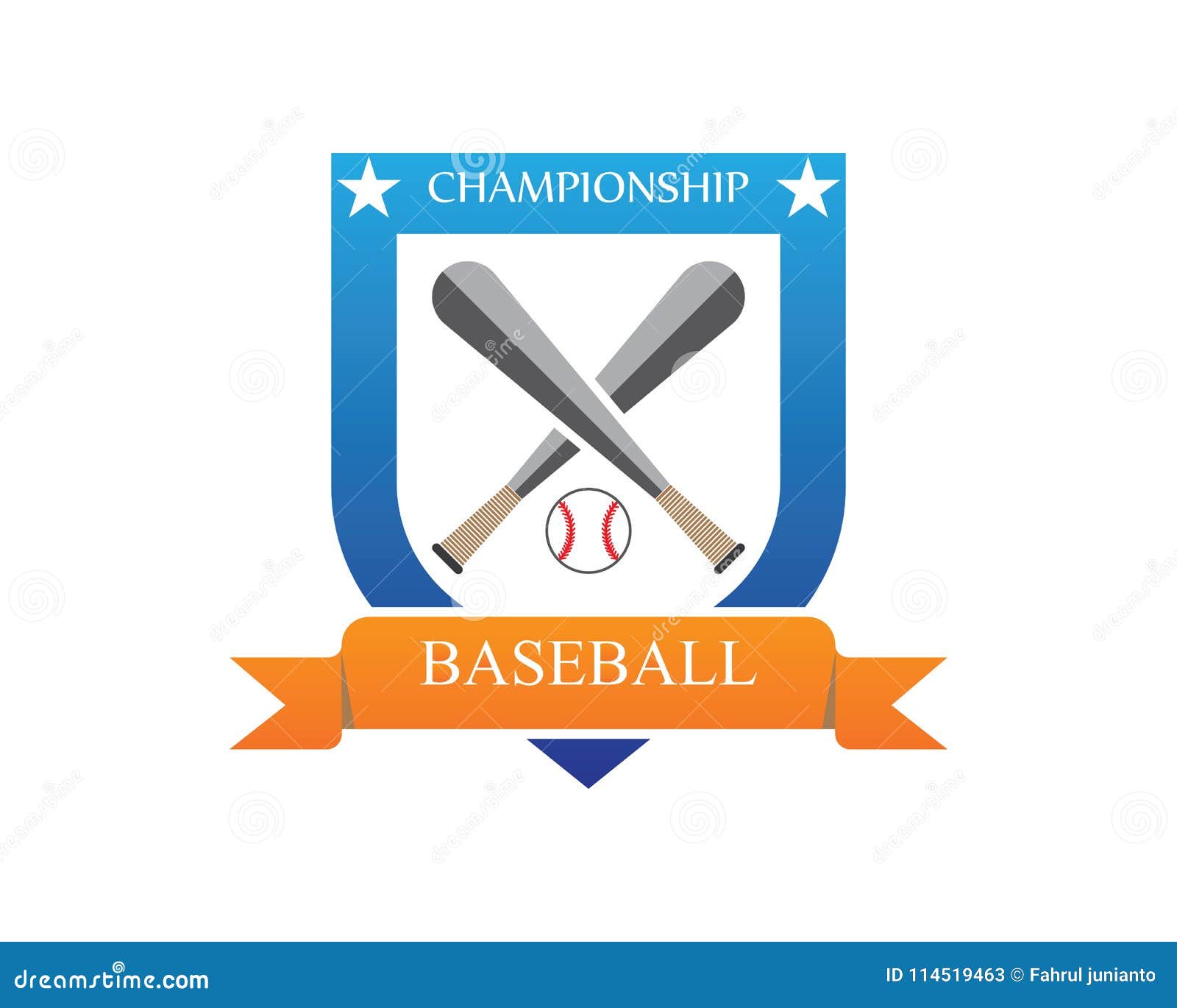 Baseball Logo Design Template Stock Vector Illustration of design