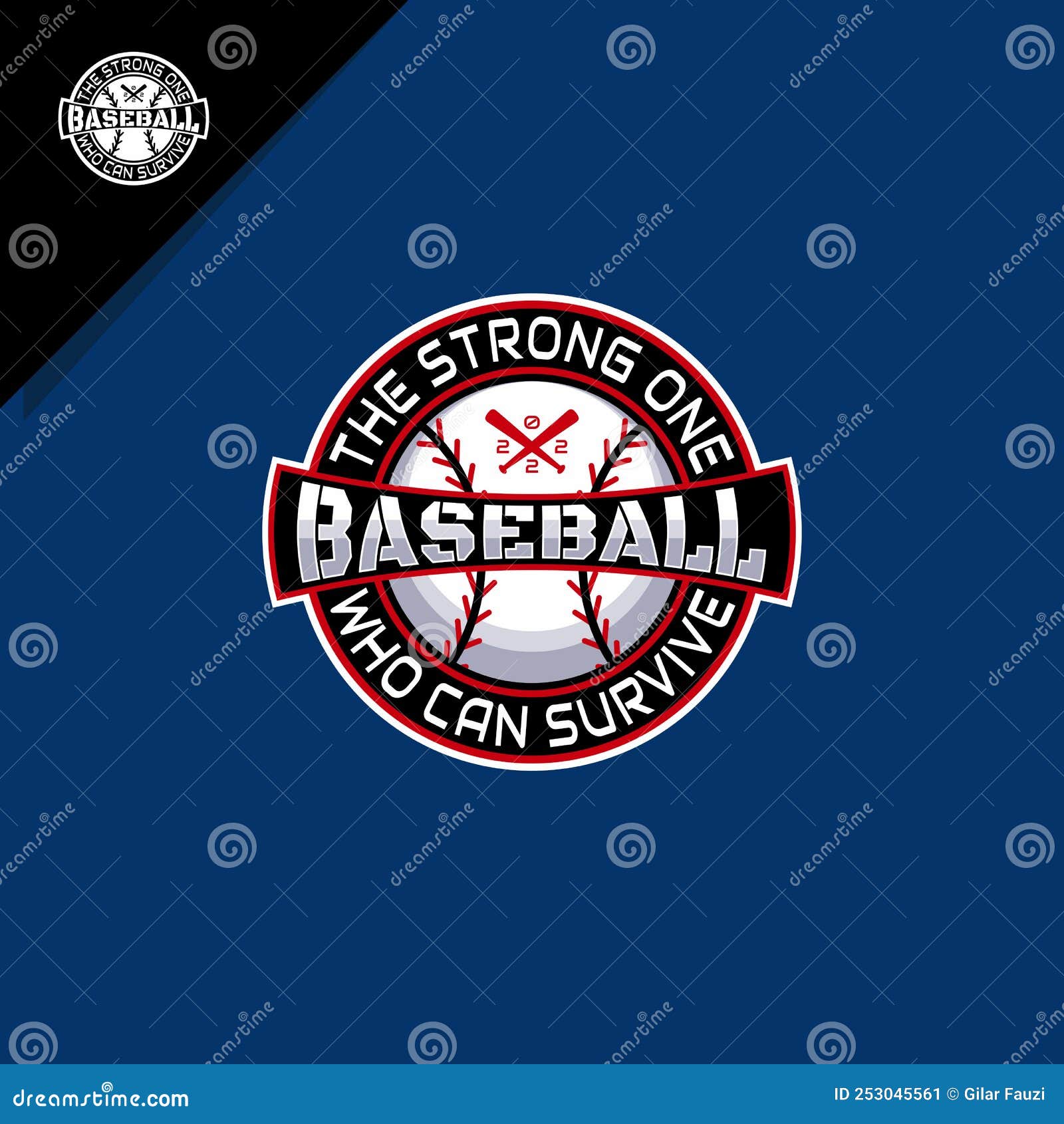 Baseball logo emblem stock vector. Illustration of softball 253045561