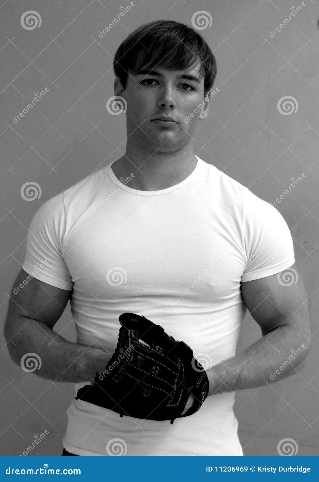 Baseball Man stock image. Image of fashionable, model 11206969