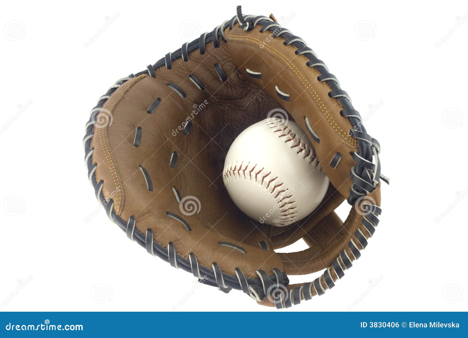 Baseball And Mitt Picture. Image 3830406