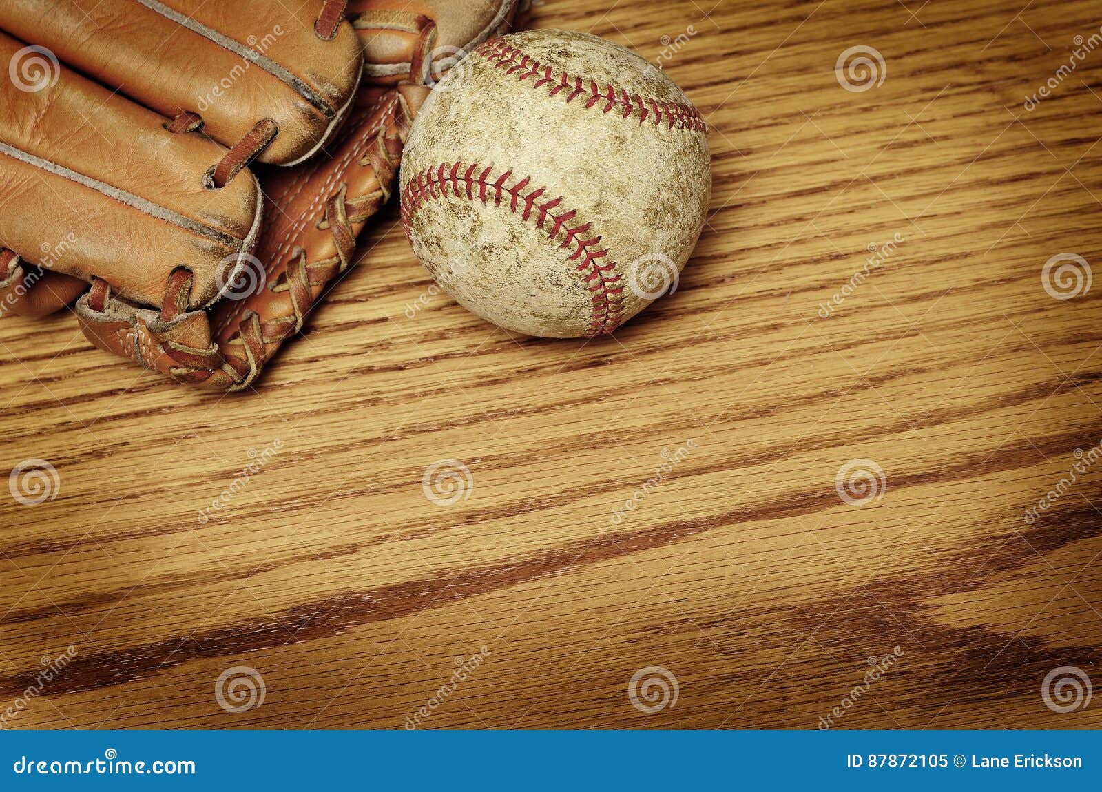 Baseball Mitt and Ball stock image. Image of baseball 87872105