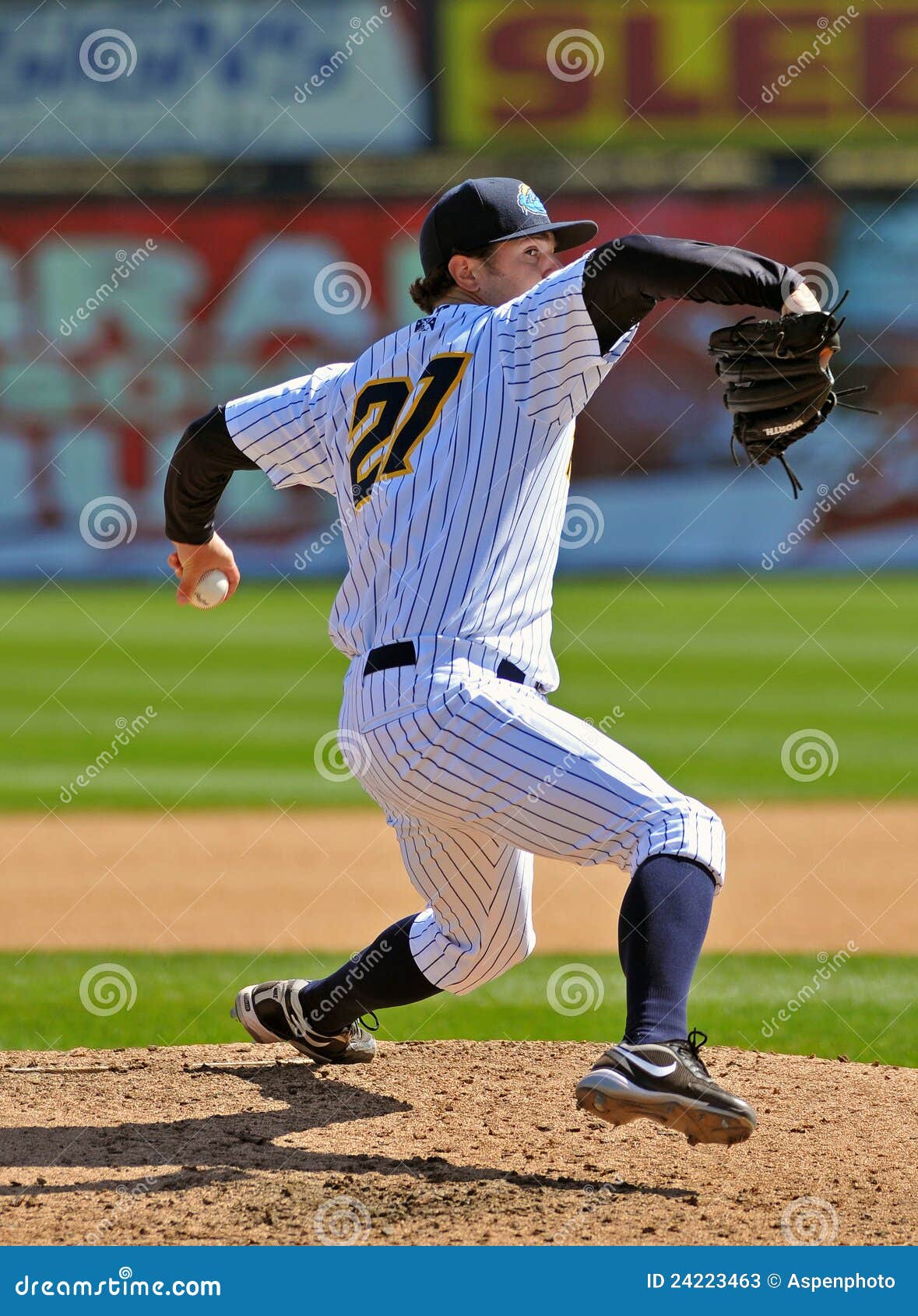 Baseball Pitcher Delivery Editorial Stock Photo Image of athlete, pitcher 24223463