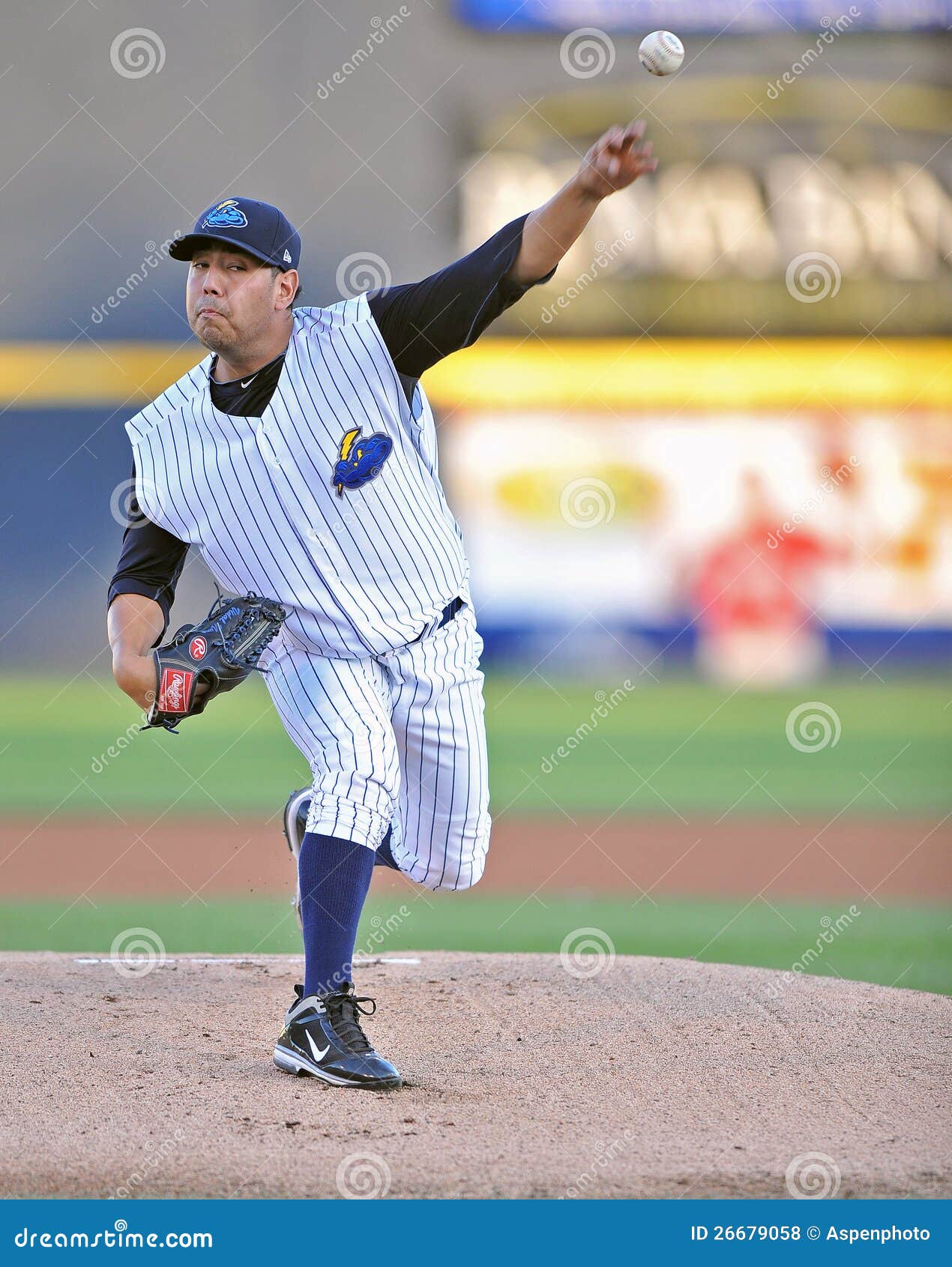 Baseball pitcher lefty editorial stock photo. Image of player 26679058