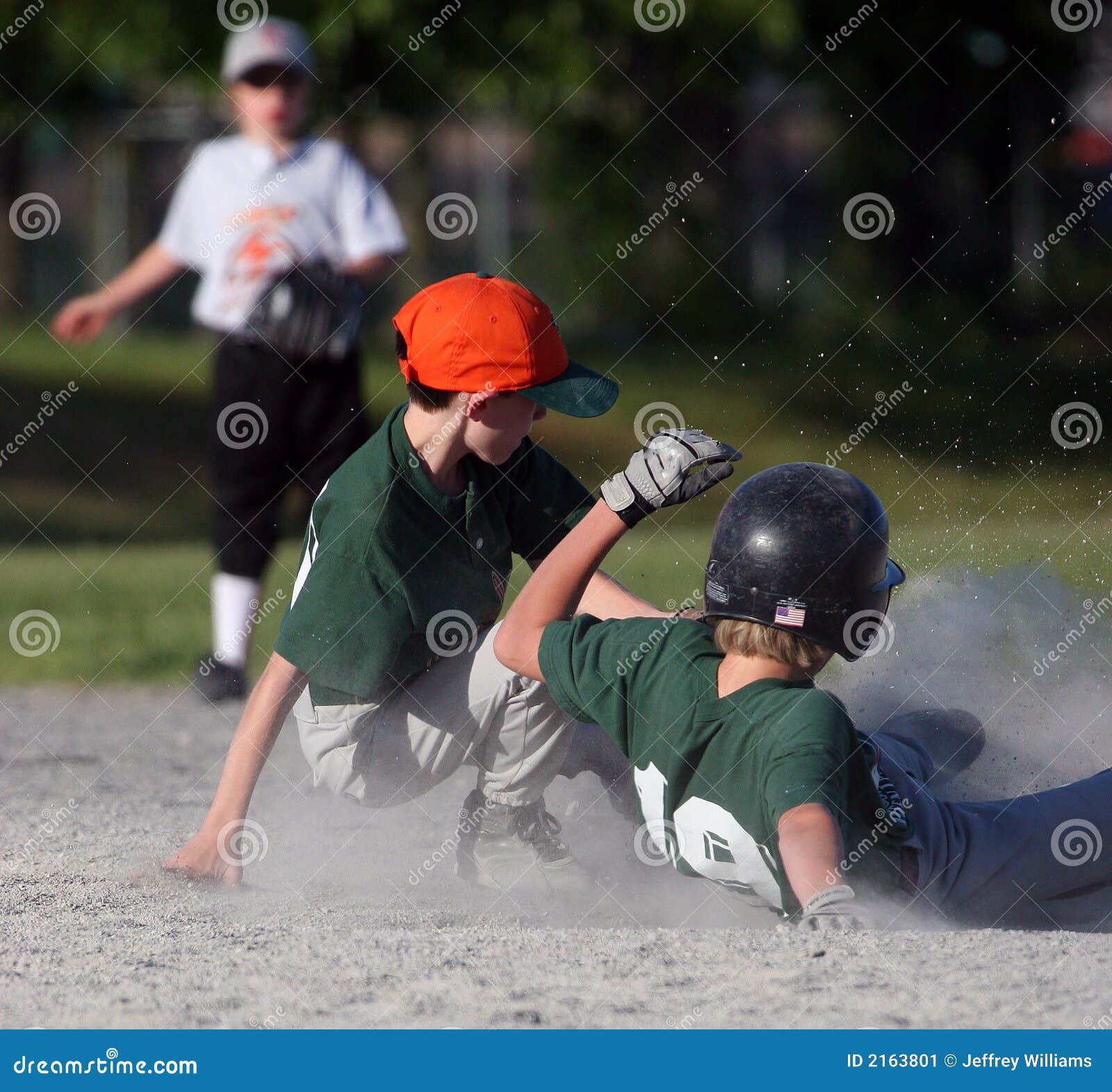 Baseball Player Sliding into B Stock Image Image of intensity, action