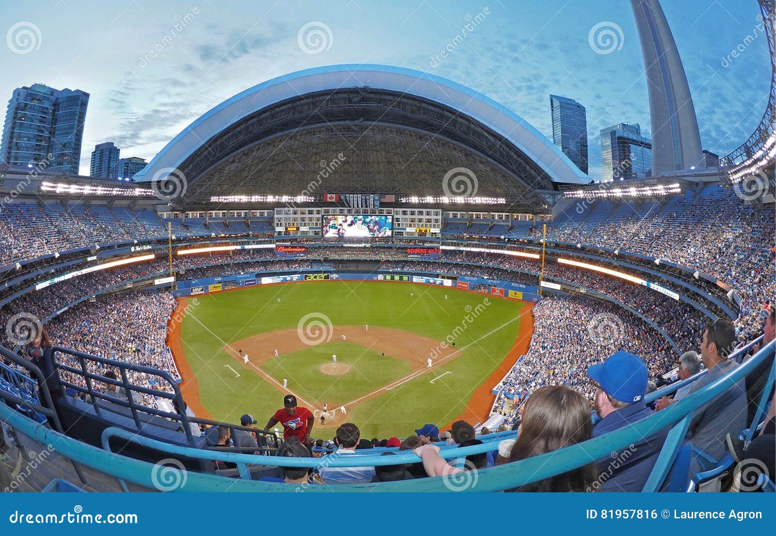 Baseball at the Rogers Centre in Downtown Toronto Editorial Photo - Image  of major, enthusiasts: 81957816