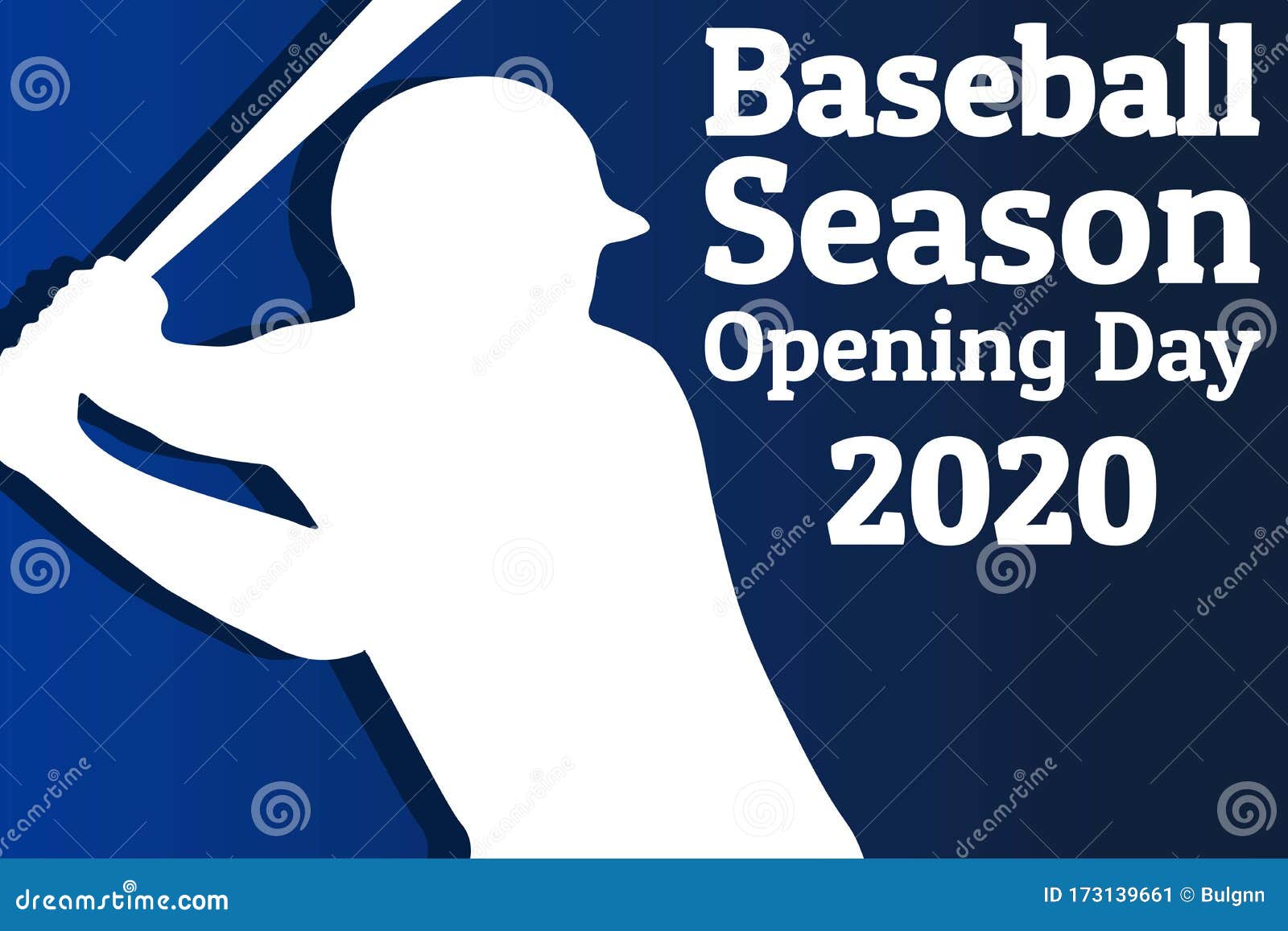 Baseball Season Opening Day Holiday Concept. Template for Background