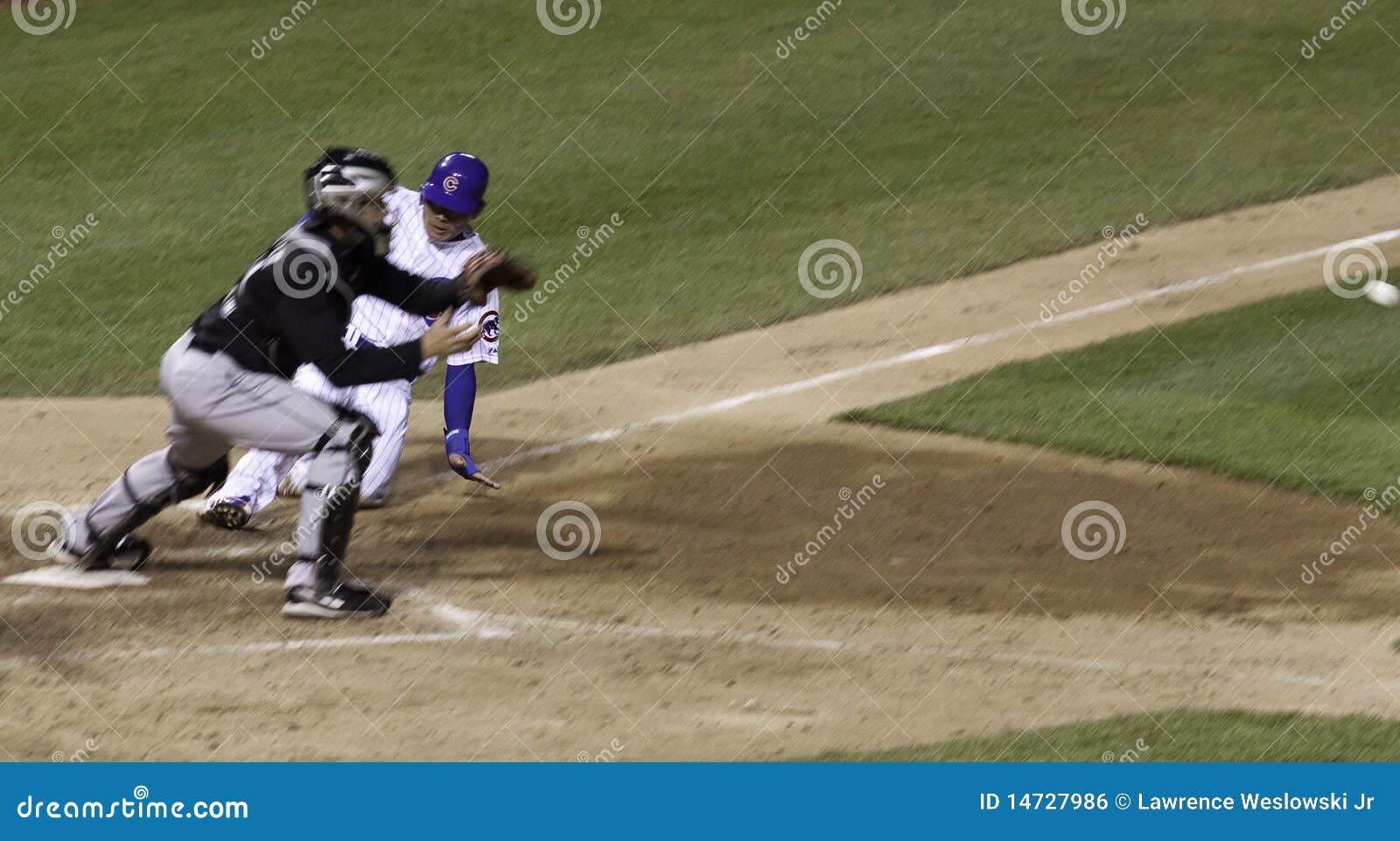 Baseball Sliding Into Home! Editorial Photo Image 14727986
