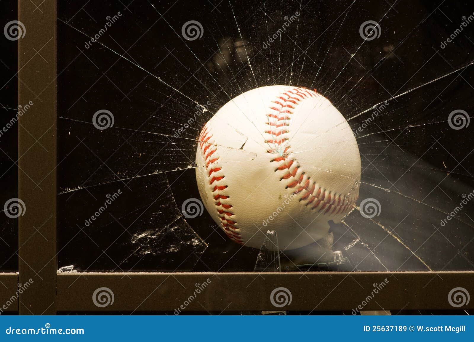 Baseball smashing window stock image. Image of breaks 25637189