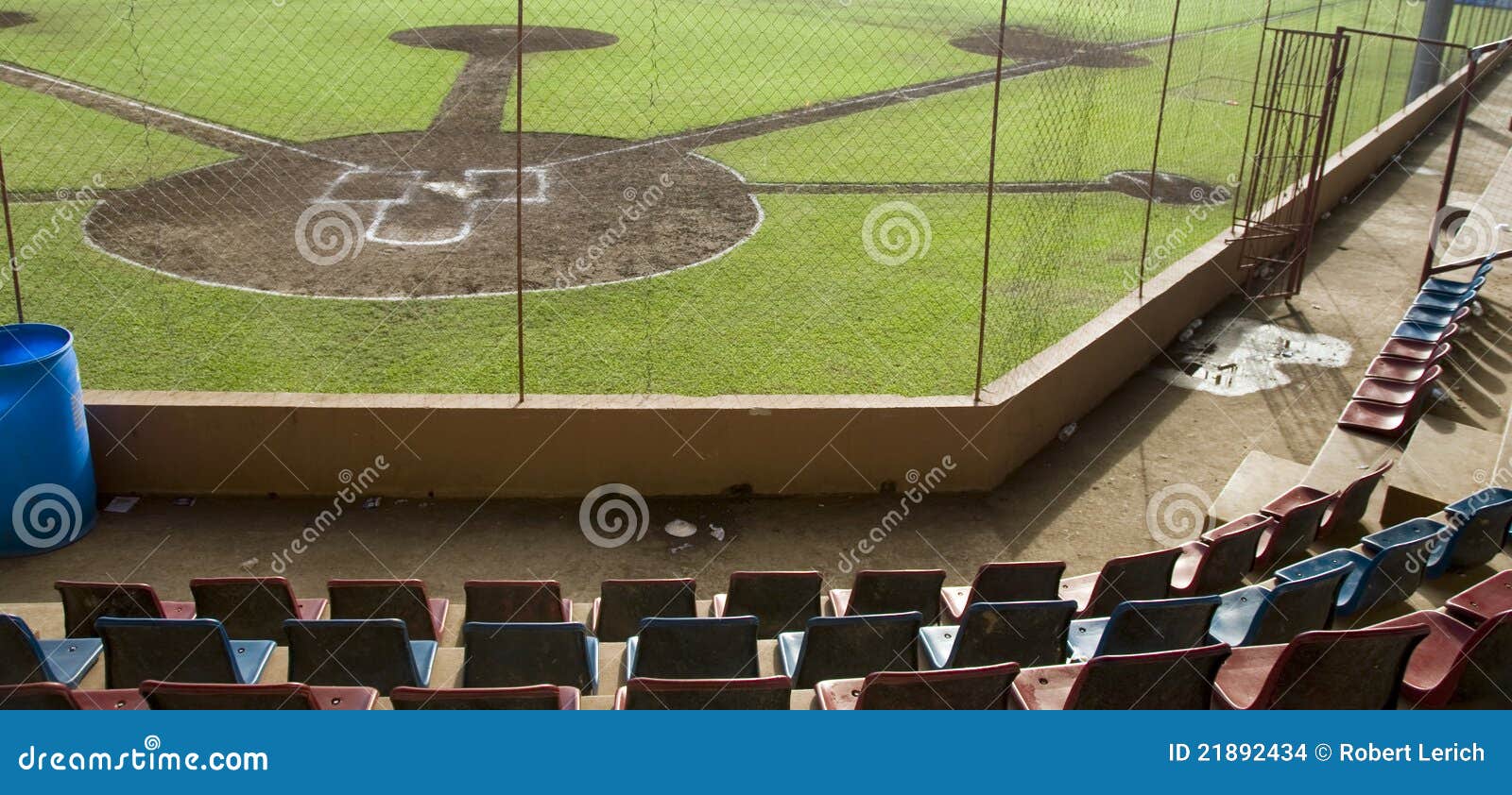 Baseball Stadium Corn Island Nicaragua Stock Photo Image of pitcher