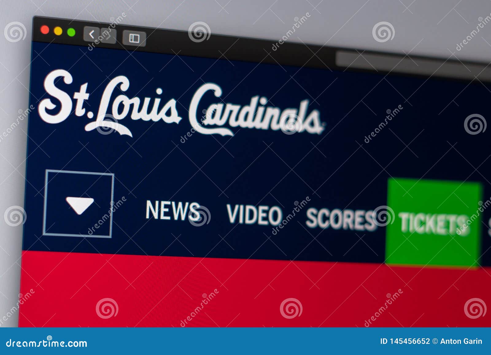 St Louis Cardinals Logo Stock Photos