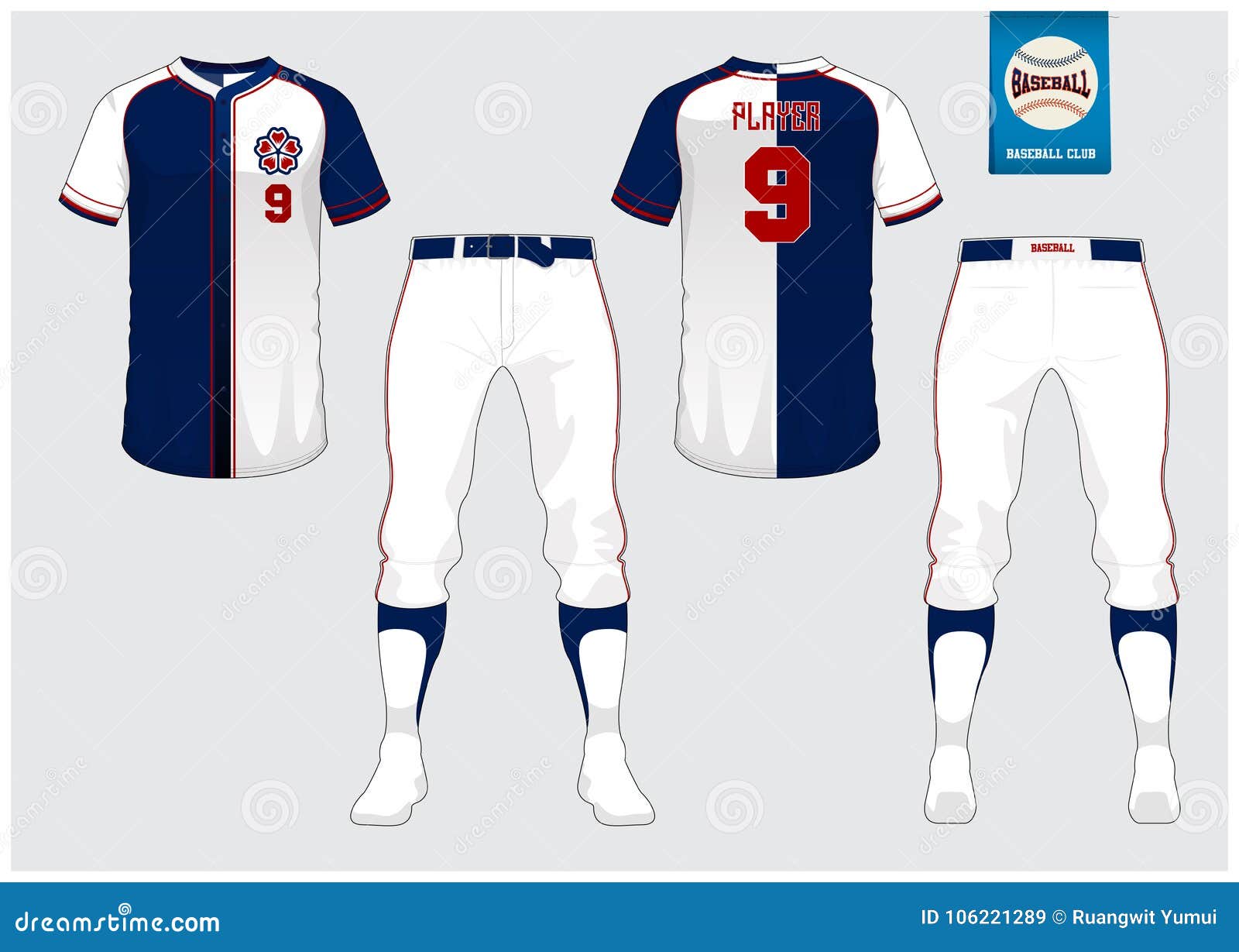 Baseball Uniform, Sport Jersey, T-shirt Sport, Short, Sock Template ...