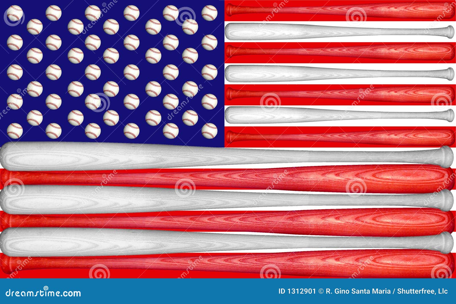Download Baseball US Flag stock image. Image of sports, series ...