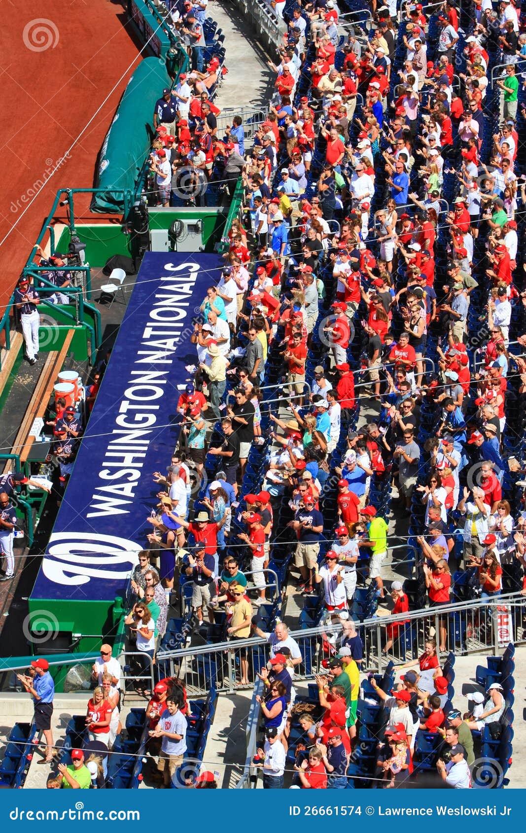 Baseball Washington Nationals Fans Editorial Stock Image Image of america, clouds 26661574