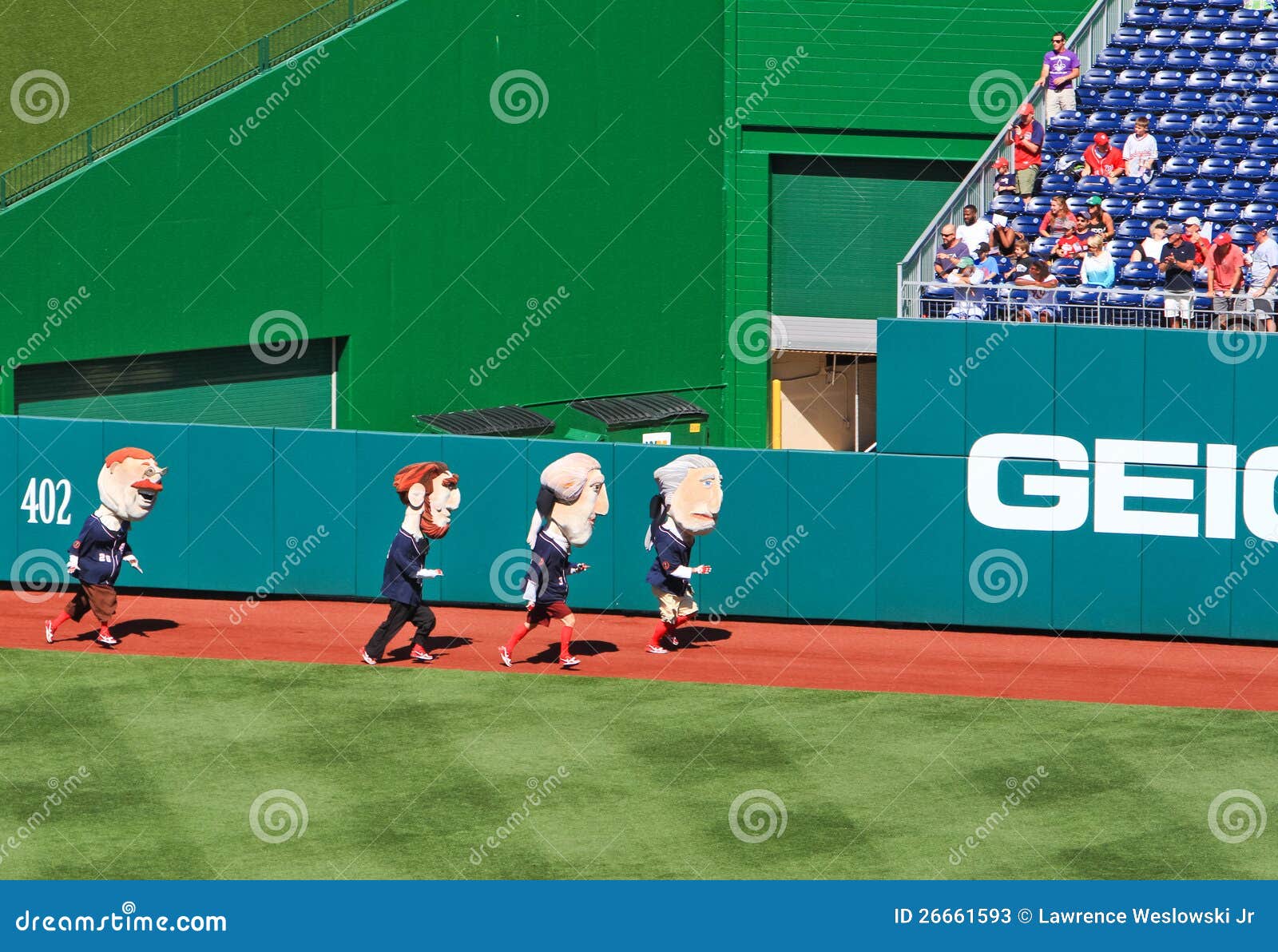 Baseball Washington Nationals Mascot Race Editorial Stock Photo