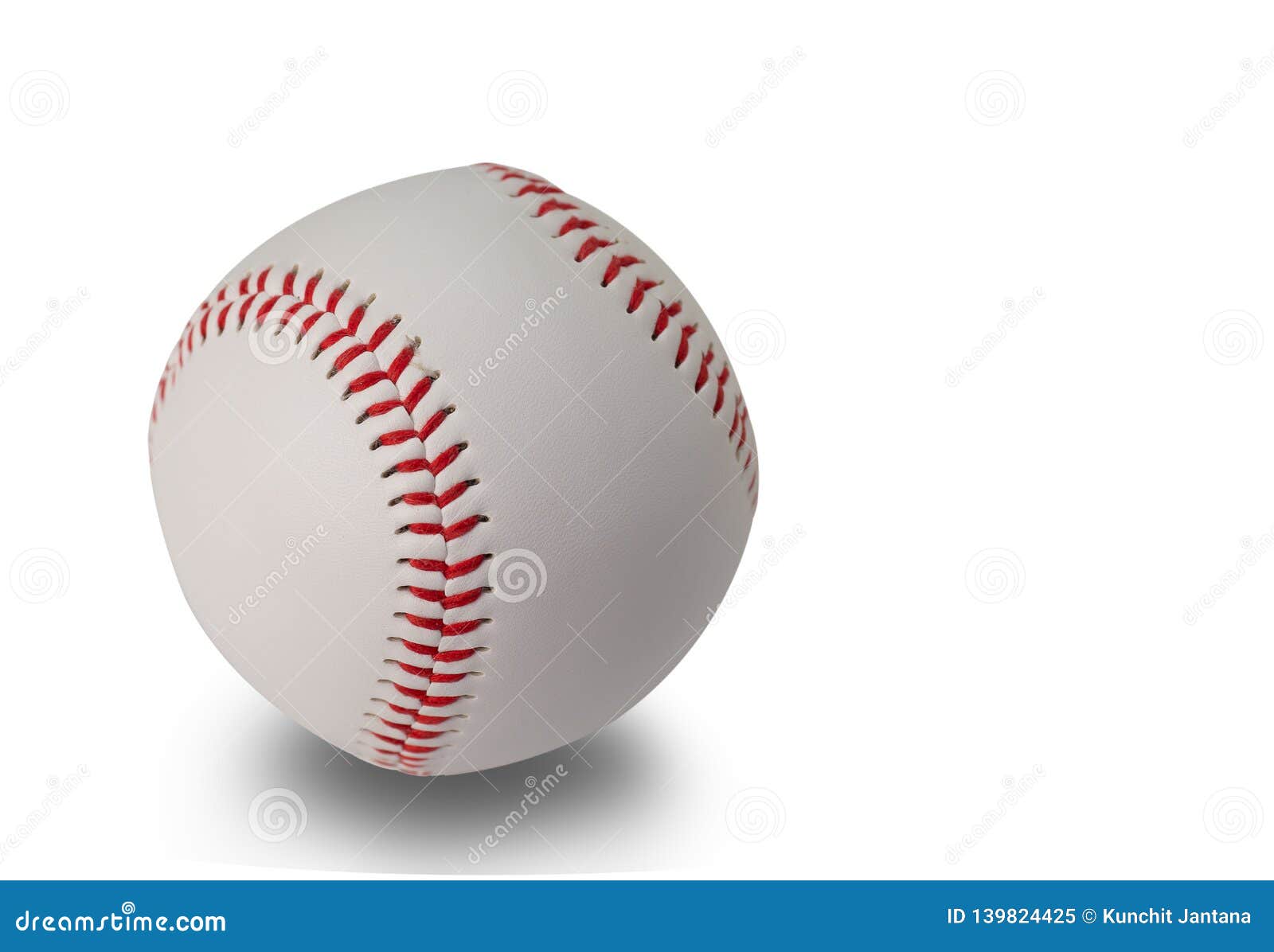 Baseball on White Background. Clipping Path Stock Image Image of