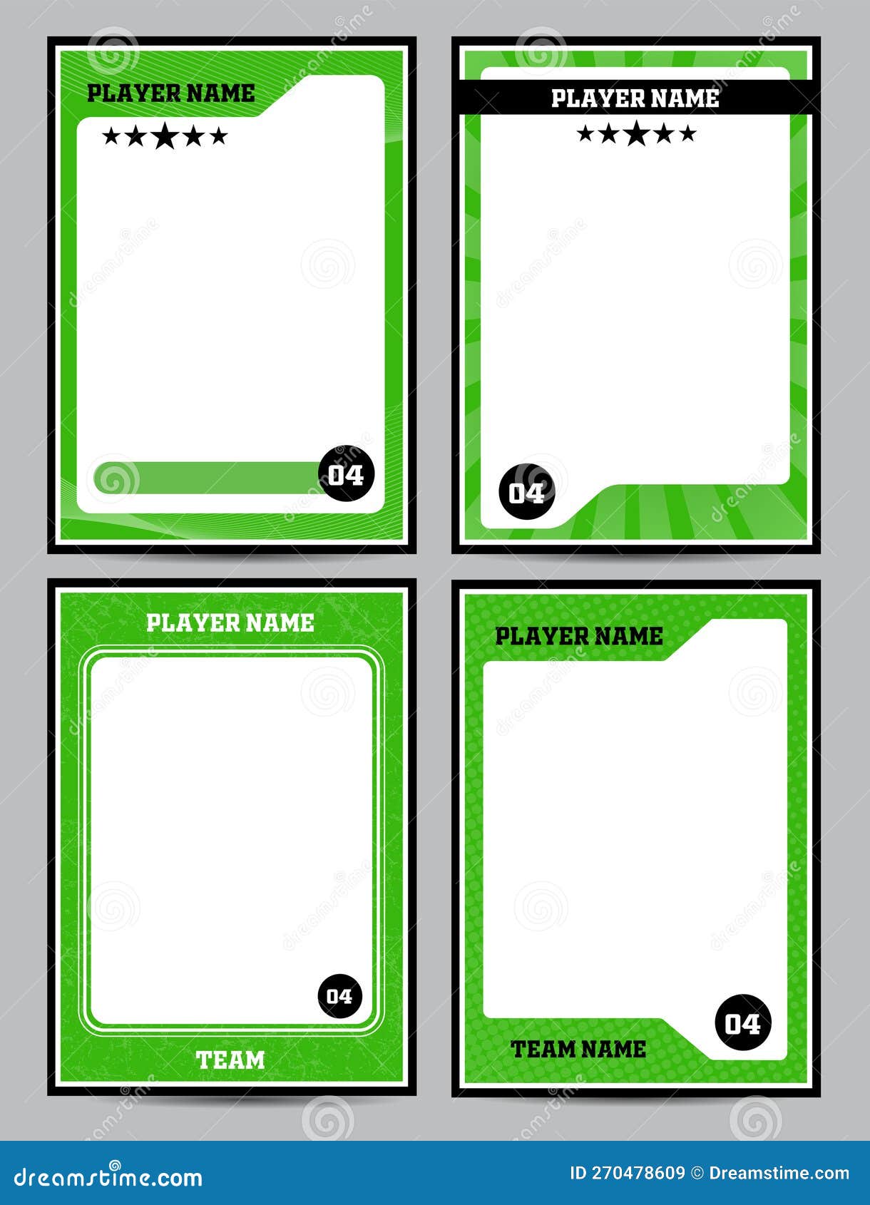 Baseball Sport Player Trading Card Frame Border Template Stock Vector Baseball Sport Player Trading Card Frame Border Template Stock Vector