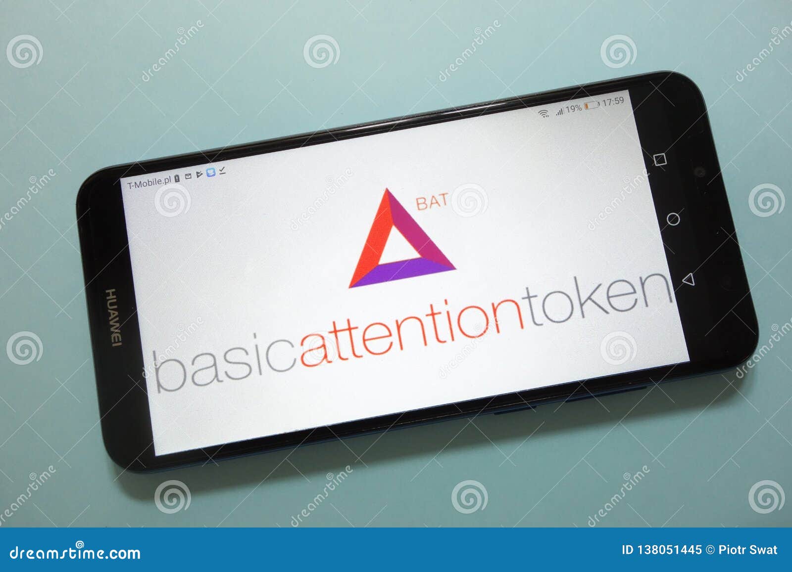 Basic Attention Token BAT Cryptocurrency Logo Displayed On ...