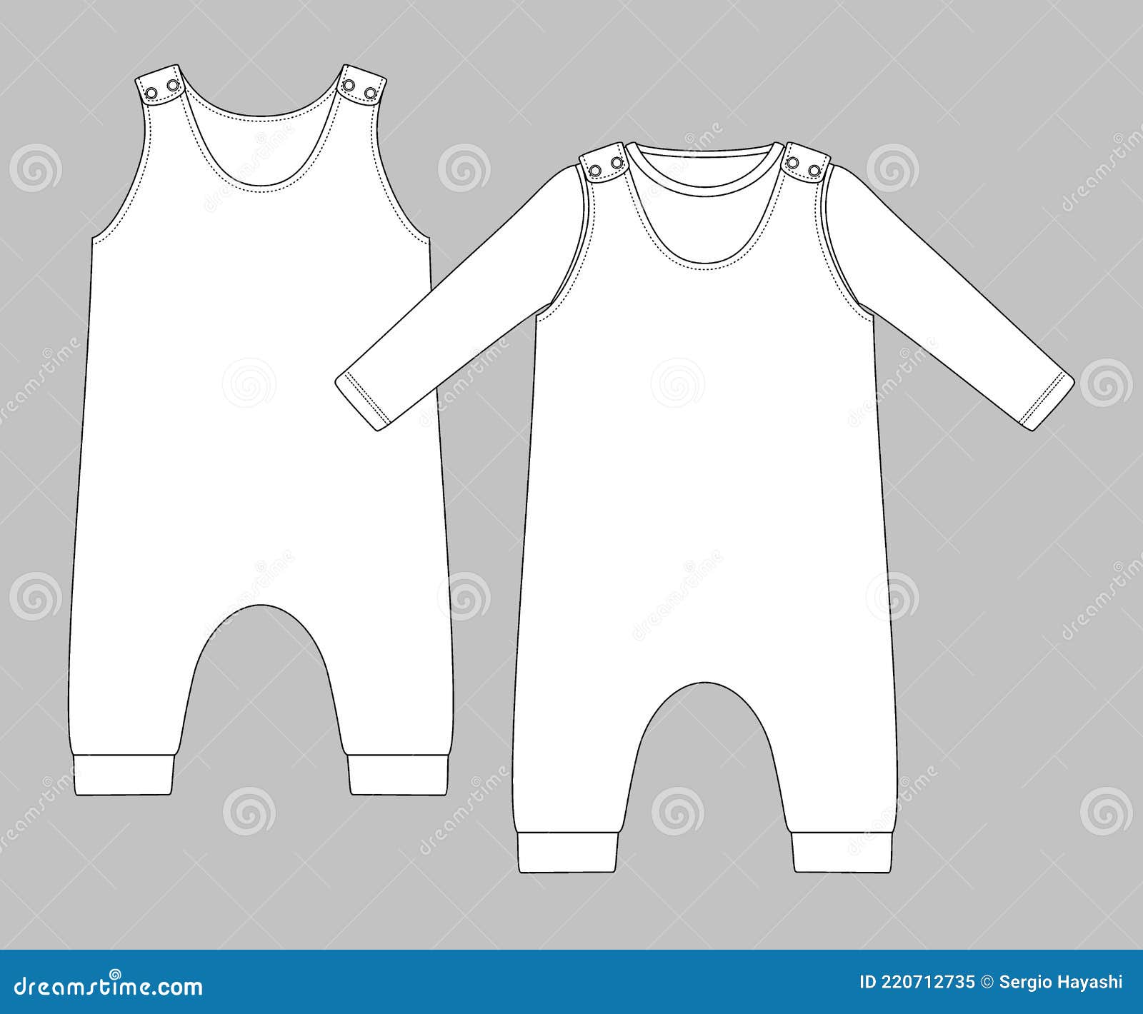 basic baby sleeveless romper