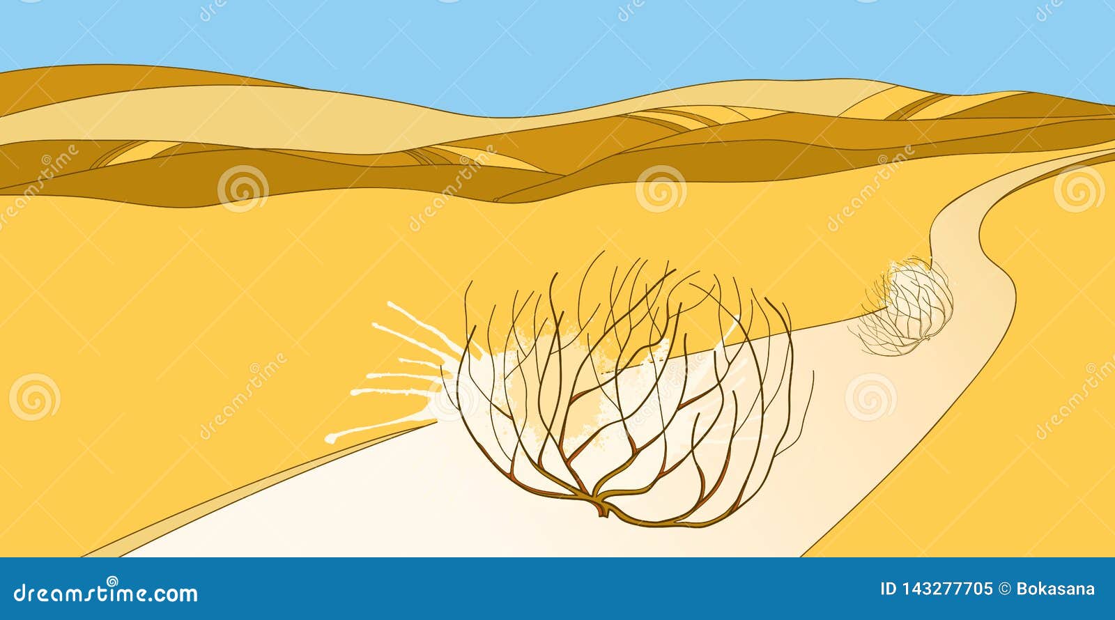 Tumbleweed Drawing Vector | CartoonDealer.com #59495238