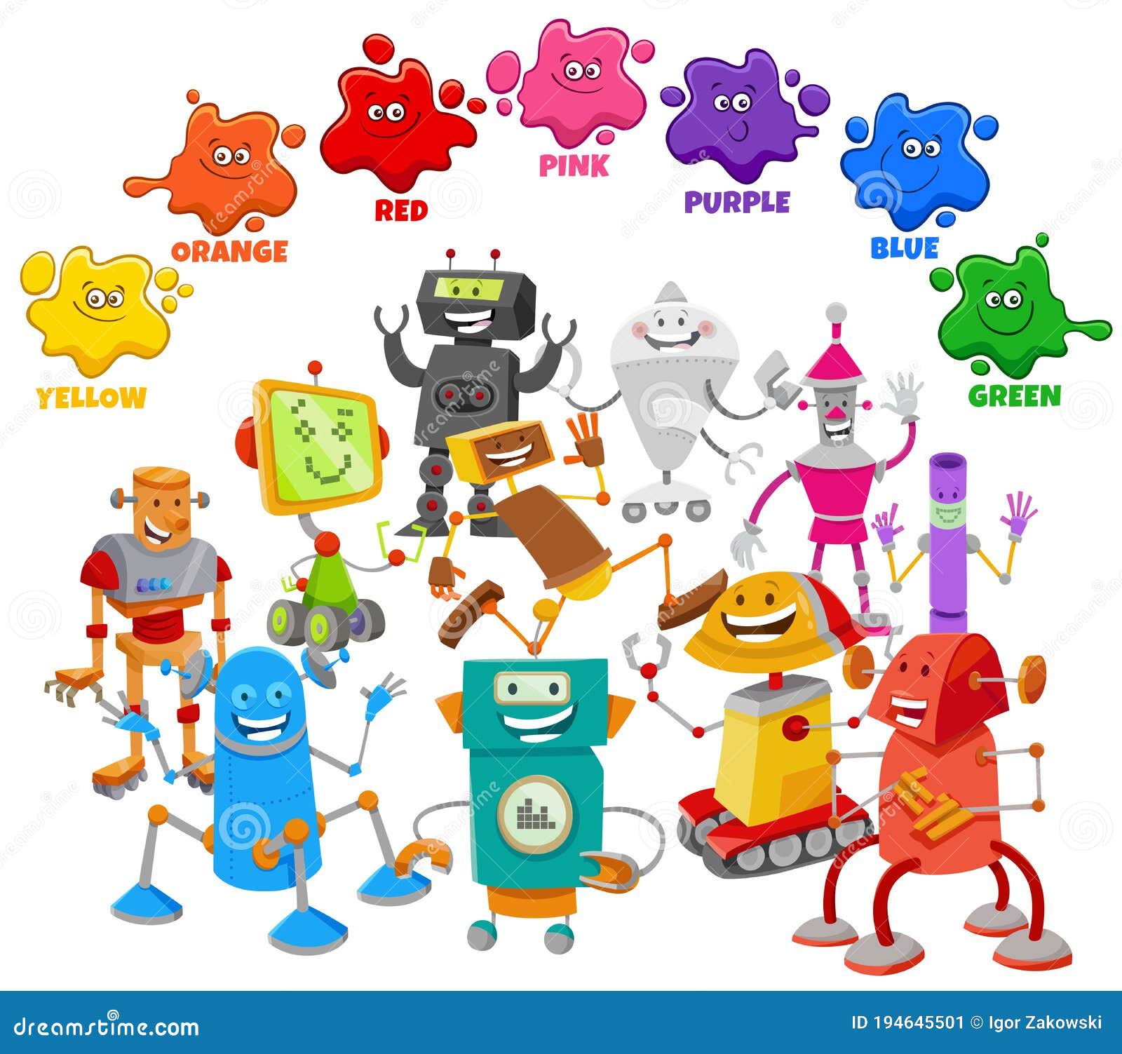 Colors Characters Stock Illustrations – 21,918 Colors Characters Stock  Illustrations, Vectors & Clipart - Dreamstime