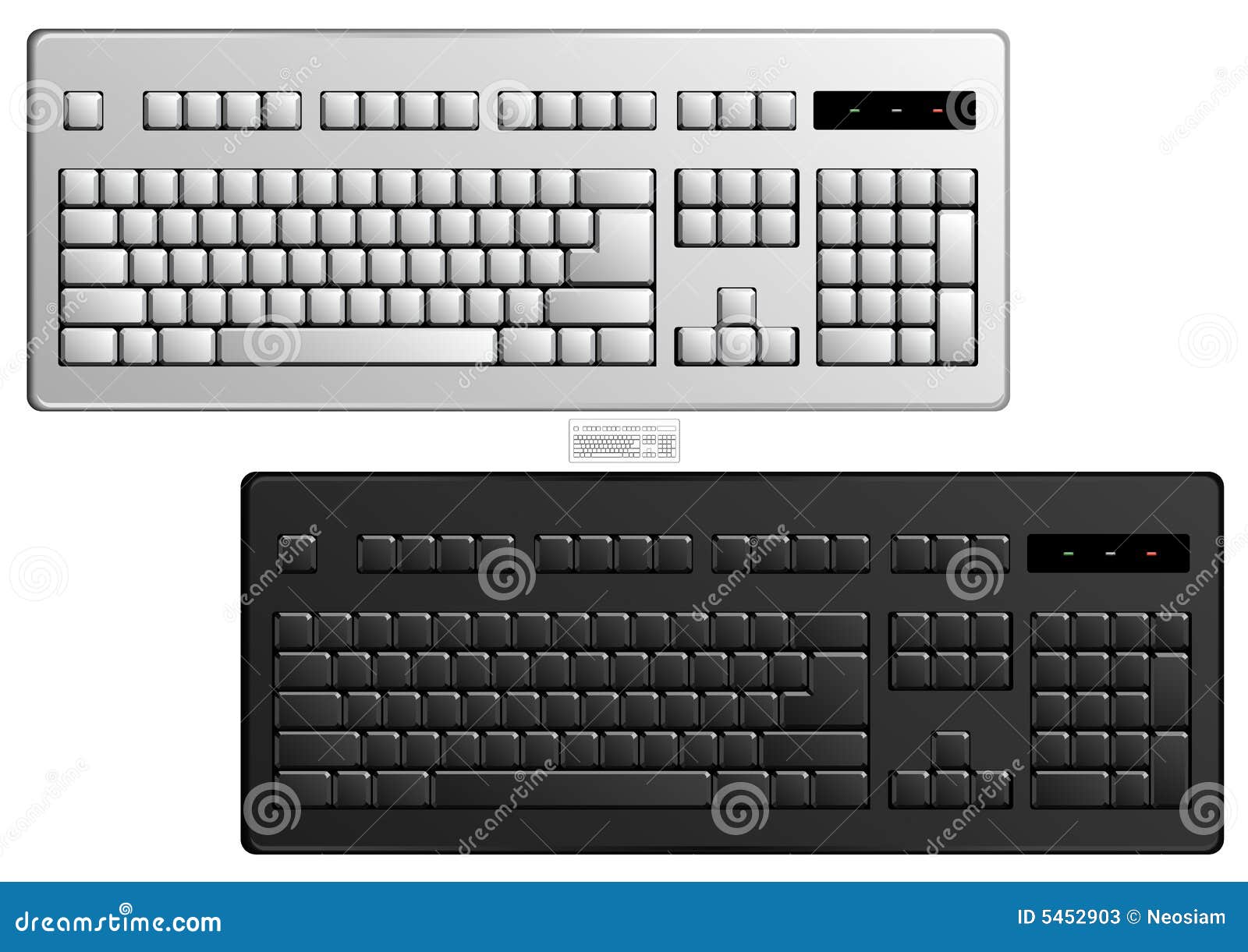 basic computer keyboard  art