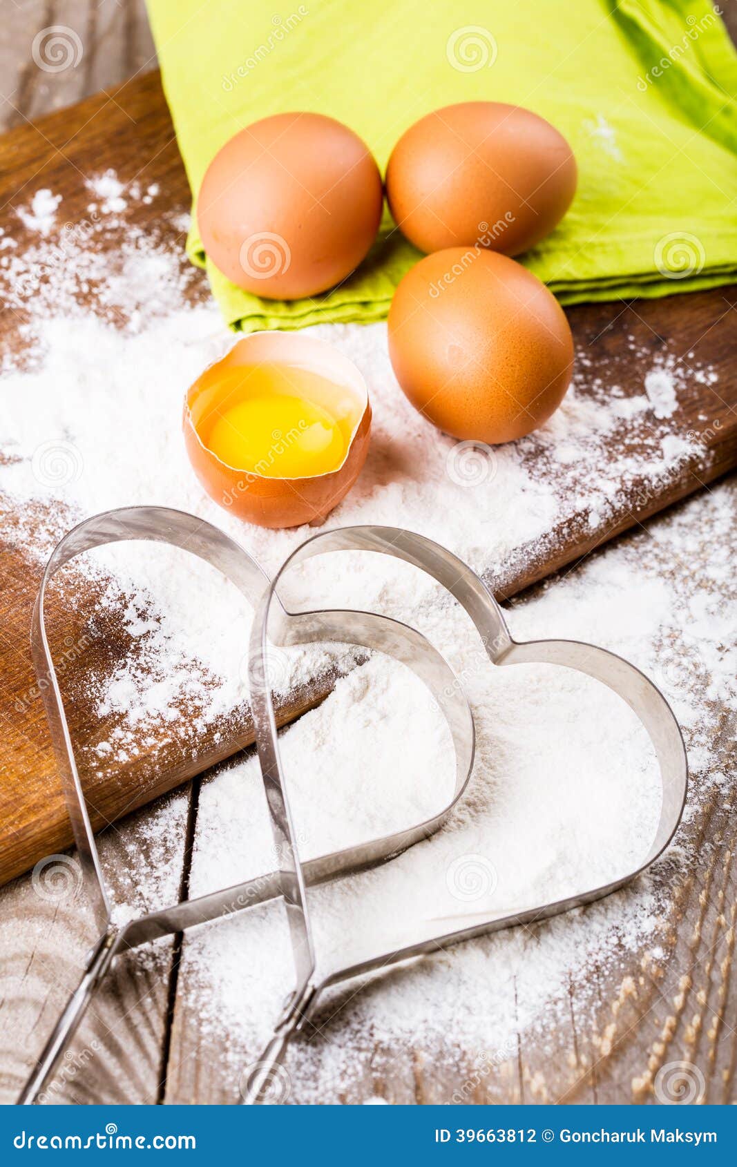 Basic Ingredients for Baking Stock Photo Image of ingredients, meal