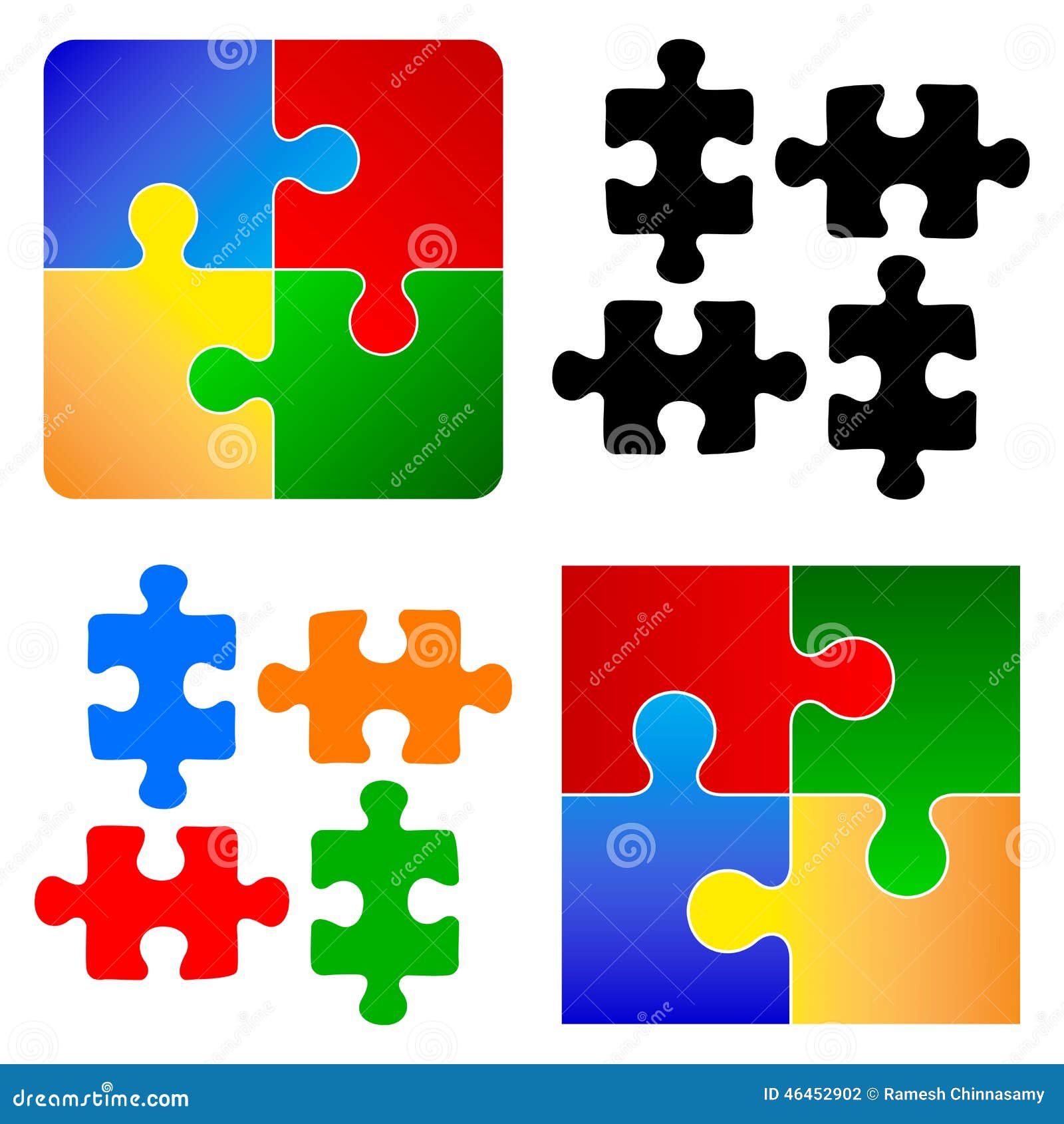 basic puzzle pieces