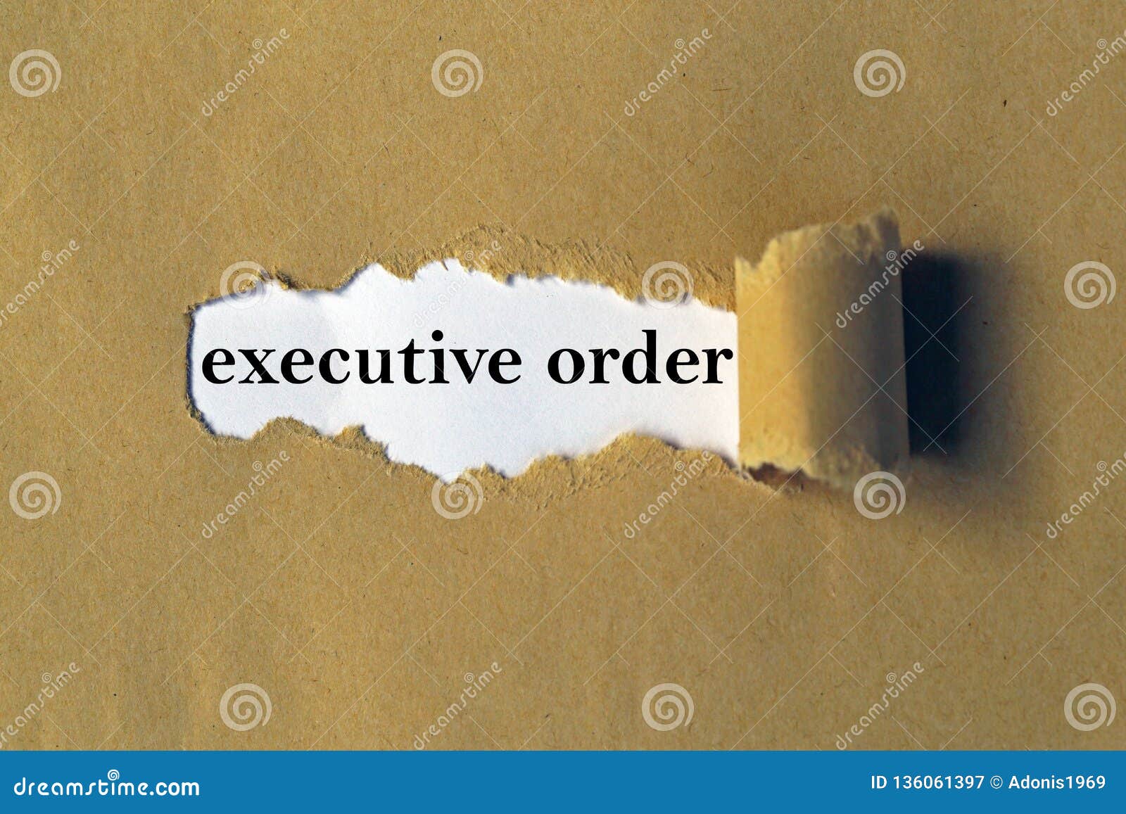 executive order on white paper