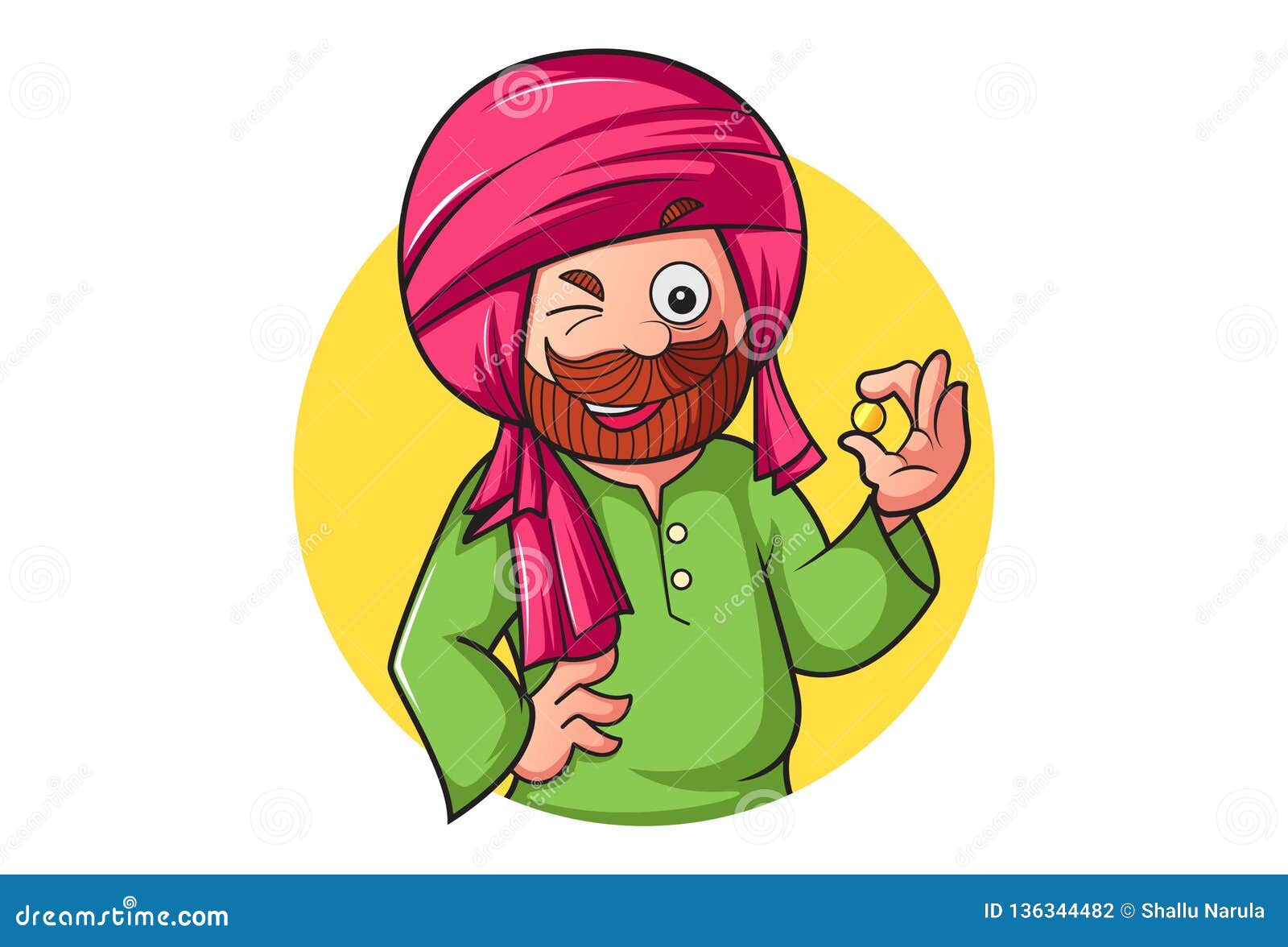 Illustration of Cartoon Punjabi Man Stock Vector - Illustration of mustache, isolated: 136344482 Illustration of Cartoon Punjabi Man Stock Vector - Illustration of mustache, isolated: 136344482