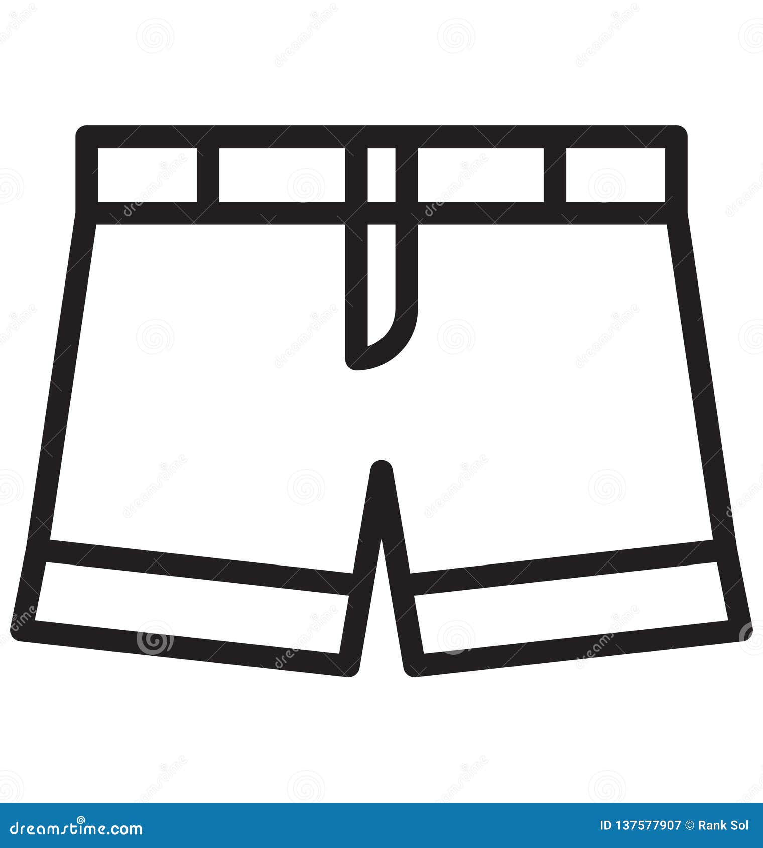 Baggy Knickers Isolated Vector Icon that Can Be Easily Modified or Edit ...