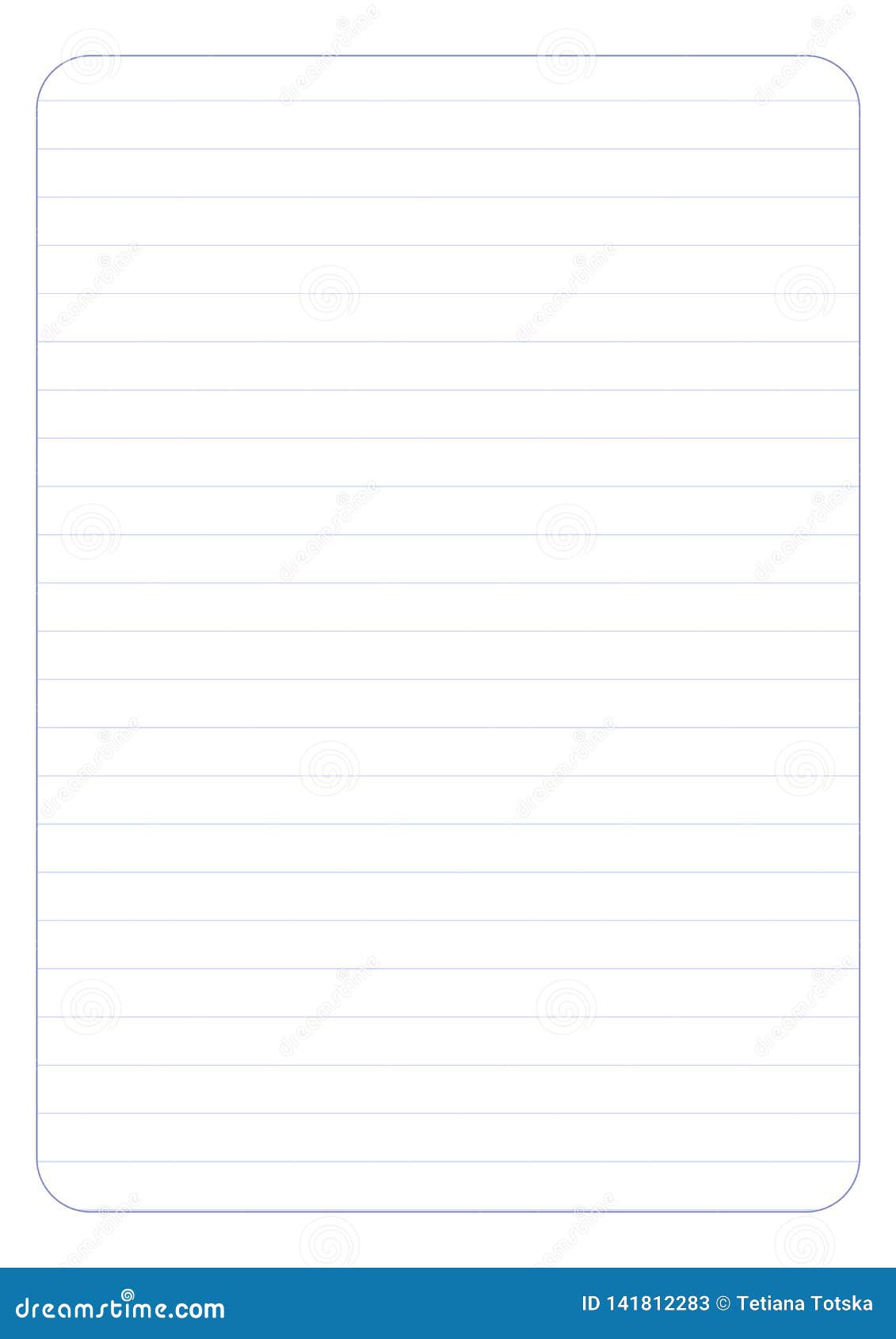 lined paper sheet vector illustration eps10 with love