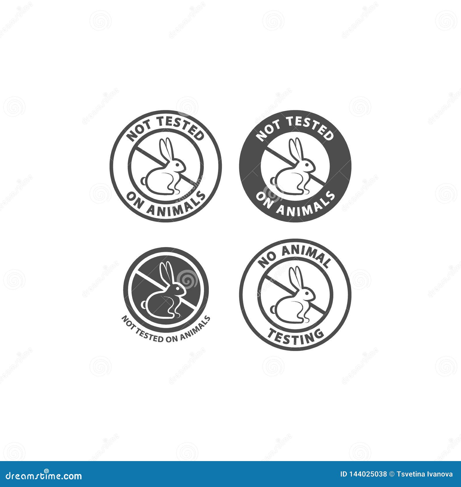 Download Not Tested On Animals And No Animal Testing Vector Sign. Stock Vector - Illustration of symbol ...