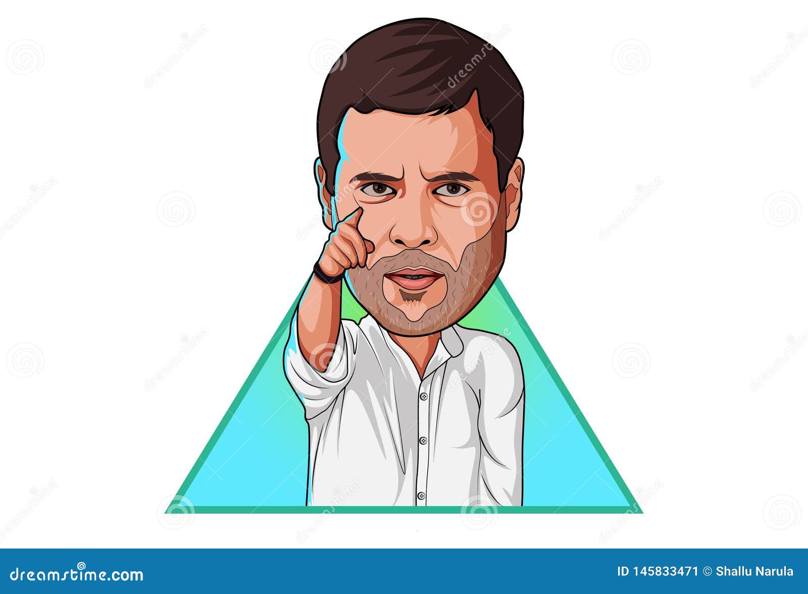 Cartoon Illustration of Rahul Gandhi Editorial Photo - Illustration of  future, male: 145833471