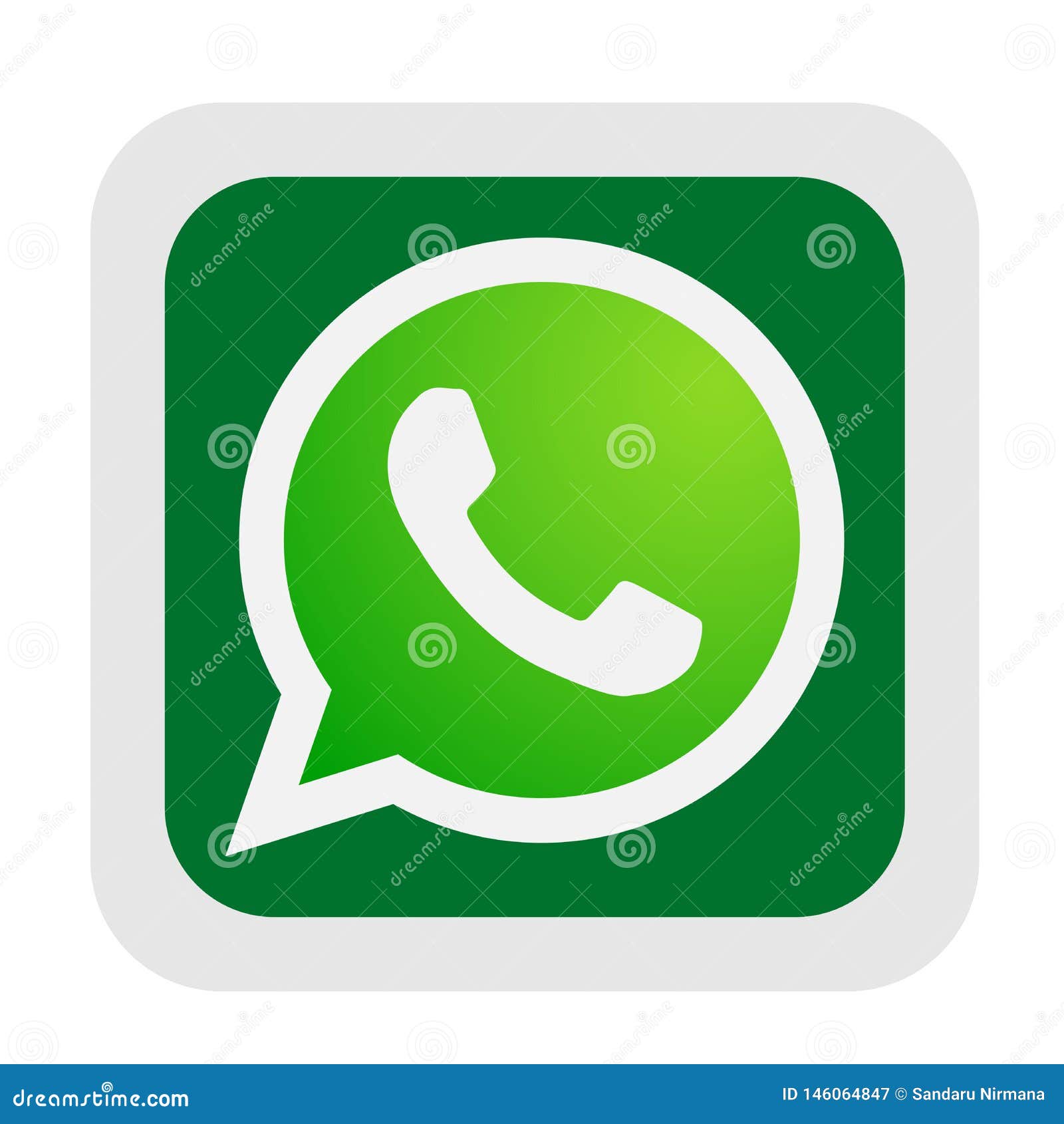 Whatsapp Icon Logo Element Sign Vector Mobile App On White Background