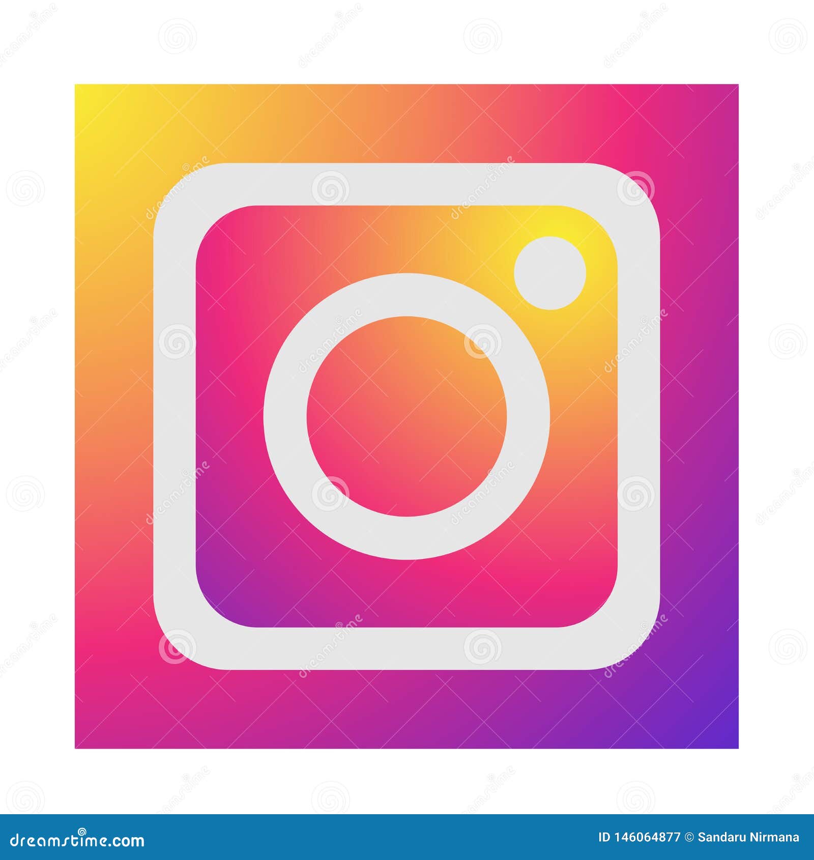 New Instagram Camera Logo Icon Vector with Modern Gradient Design