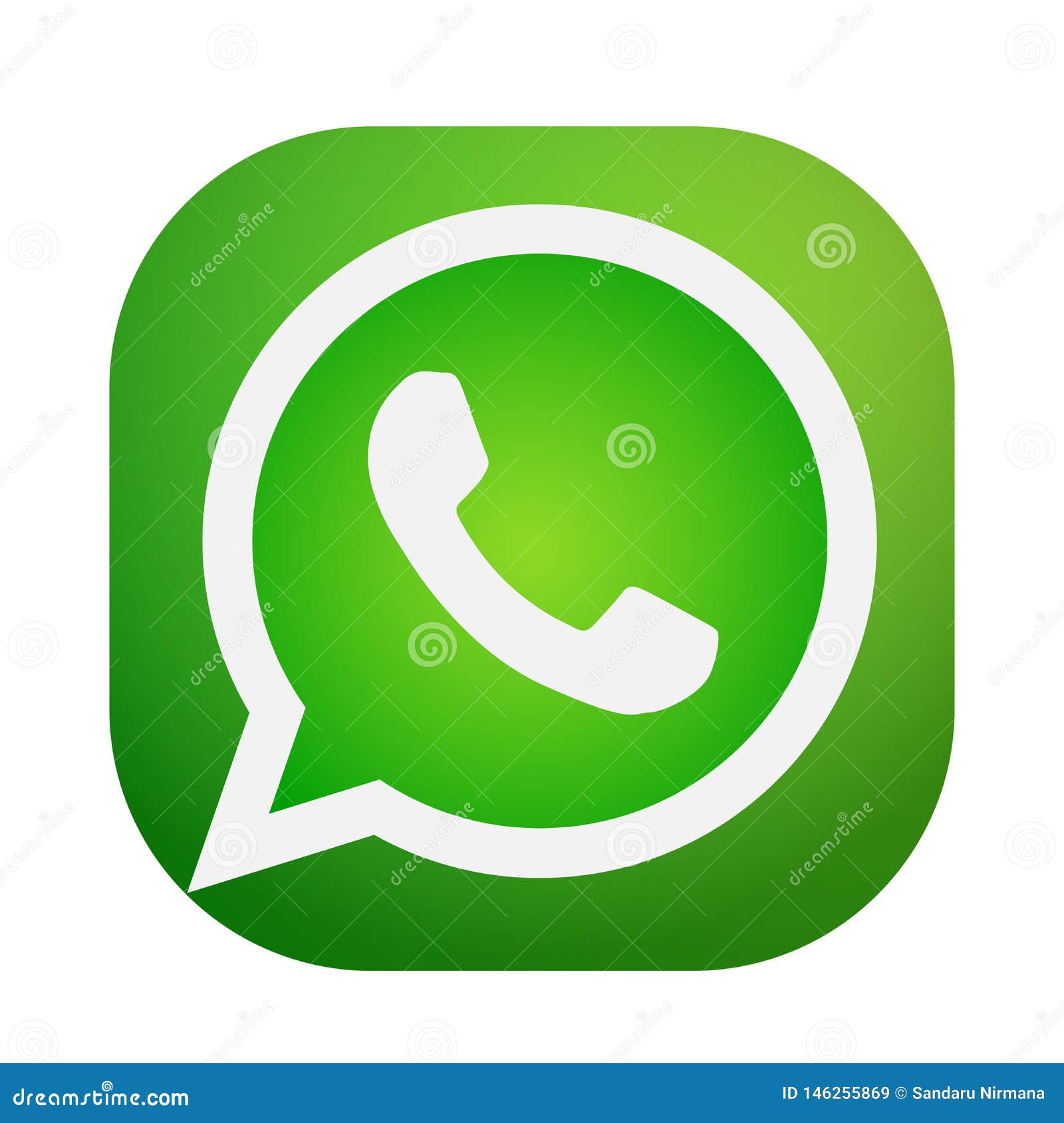 Whatsapp Icon Logo Element Sign Vector Mobile App On White Background