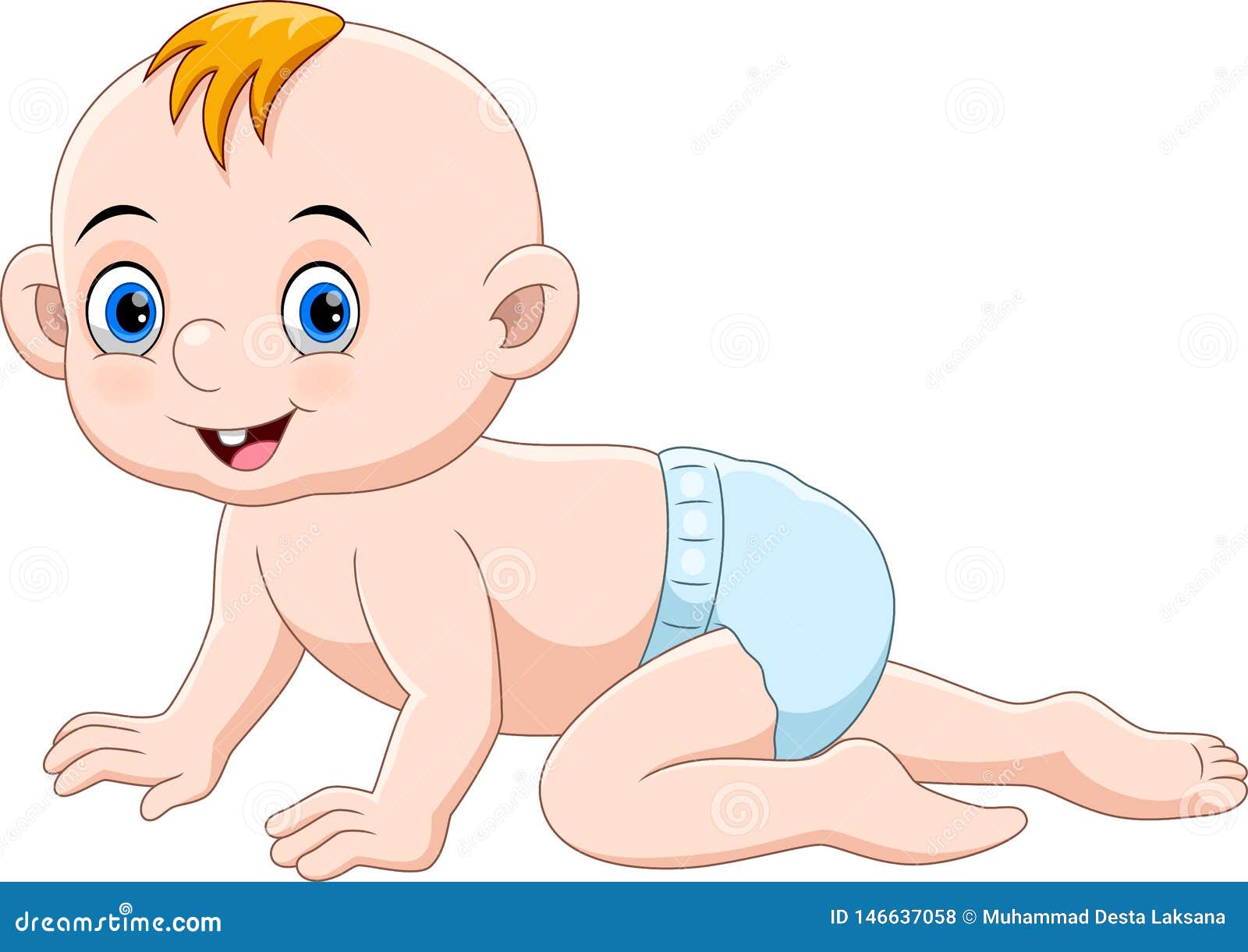 Cute Cartoon Baby Crawling and Smiling Stock Illustration - Illustration of infant, clip: 146637058 Cute Cartoon Baby Crawling and Smiling Stock Illustration - Illustration of infant, clip: 146637058